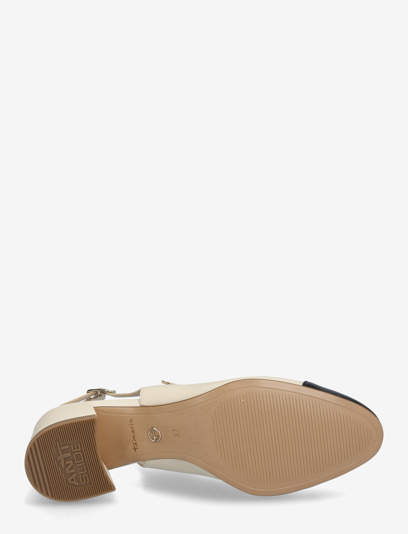 Tamaris - Women Sling - slingbacks med hæle - ivory - 4