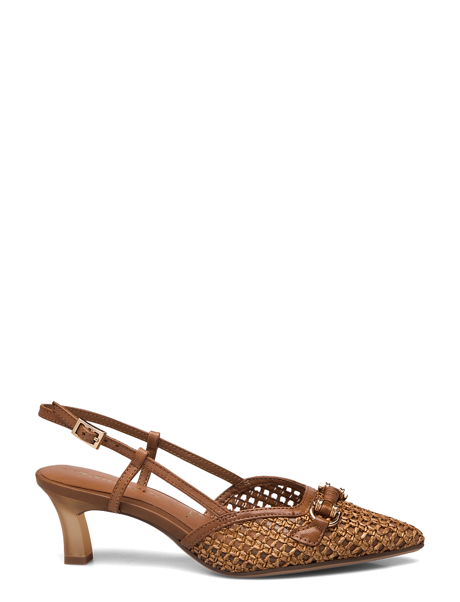 Tamaris - Women Sling - slingbacks mit absatz - cognac - 1