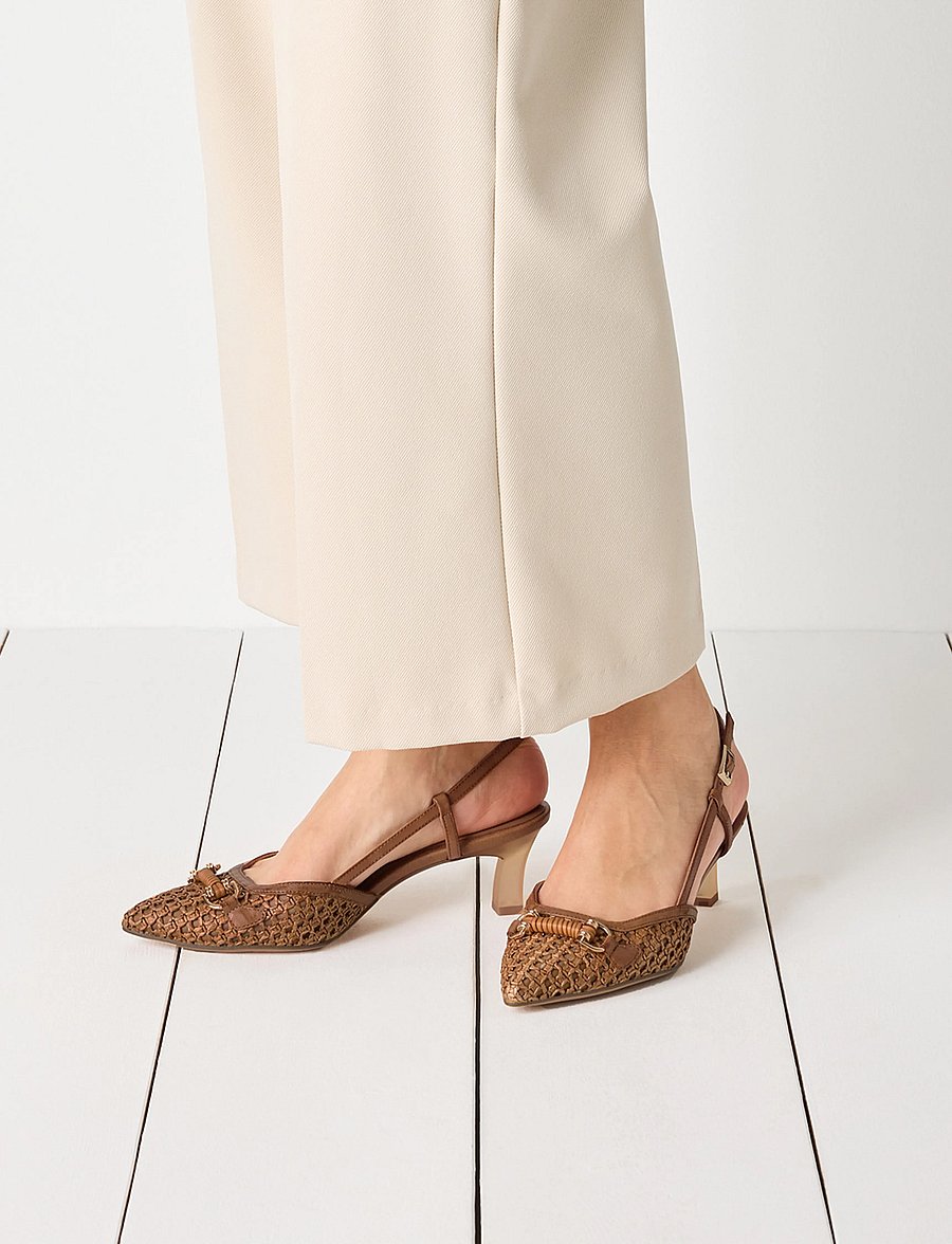 Tamaris - Women Sling - slingbacks mit absatz - cognac - 5