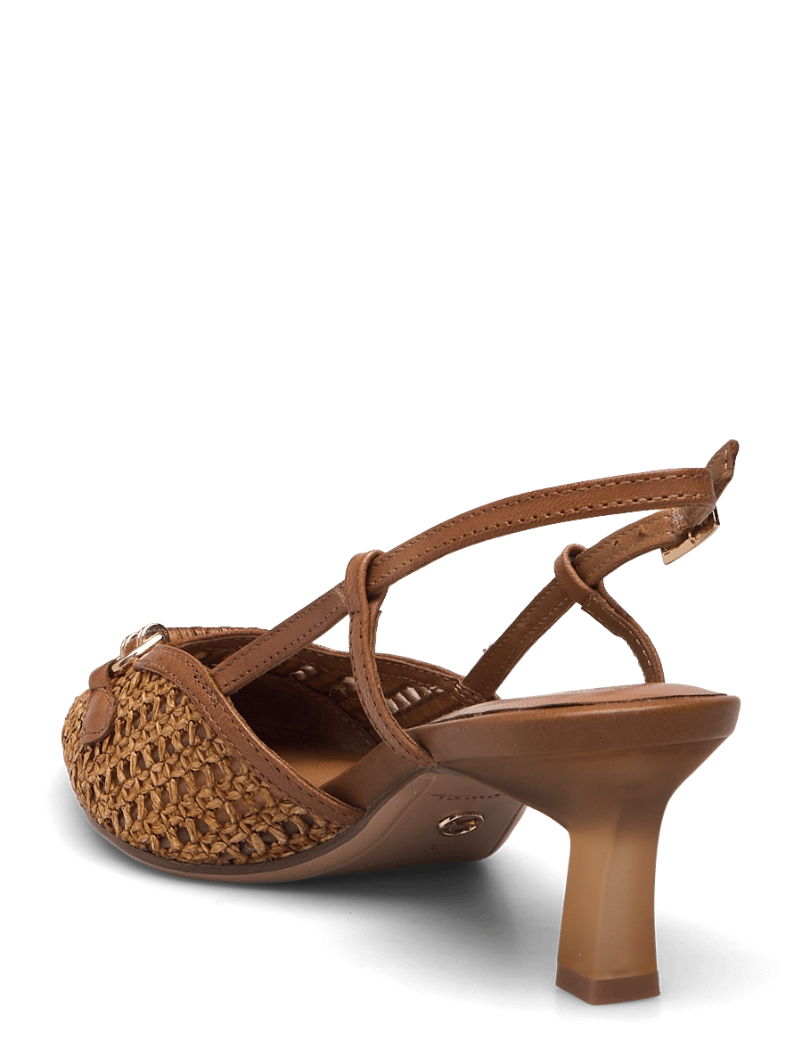 Tamaris - Women Sling - slingbacks mit absatz - cognac - 2