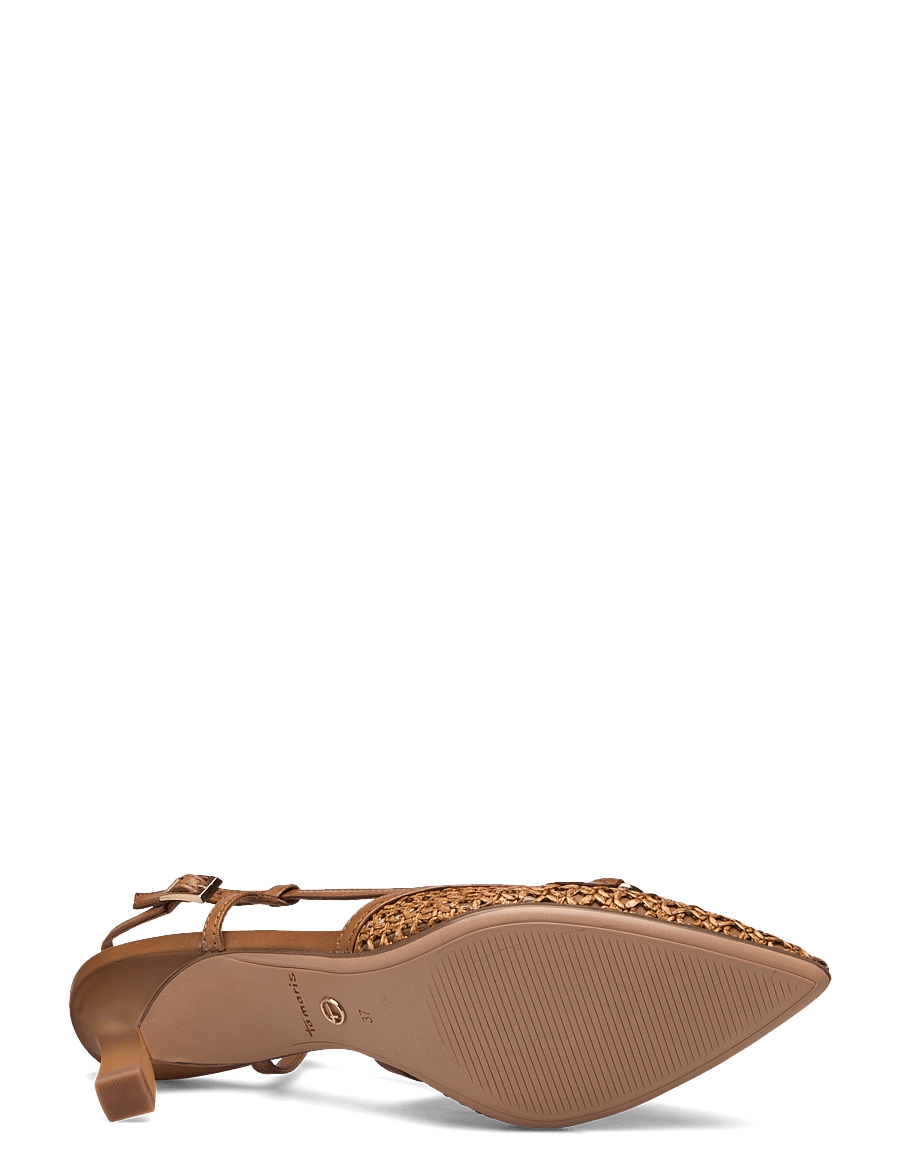 Tamaris - Women Sling - slingbacks mit absatz - cognac - 4