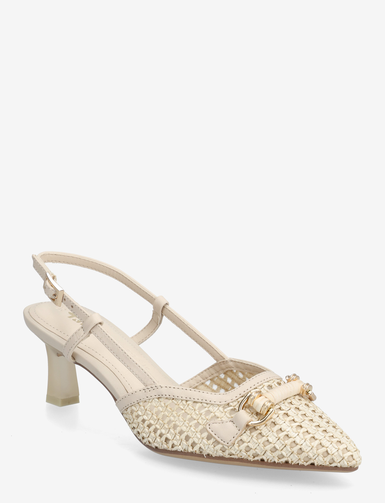Tamaris - Women Sling - slingbacks med hæle - ivory - 0