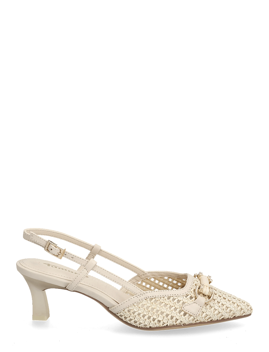 Tamaris - Women Sling - slingbacks mit absatz - ivory - 1