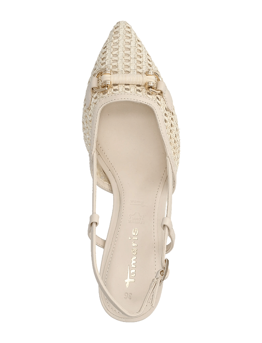 Tamaris - Women Sling - slingbacks mit absatz - ivory - 3