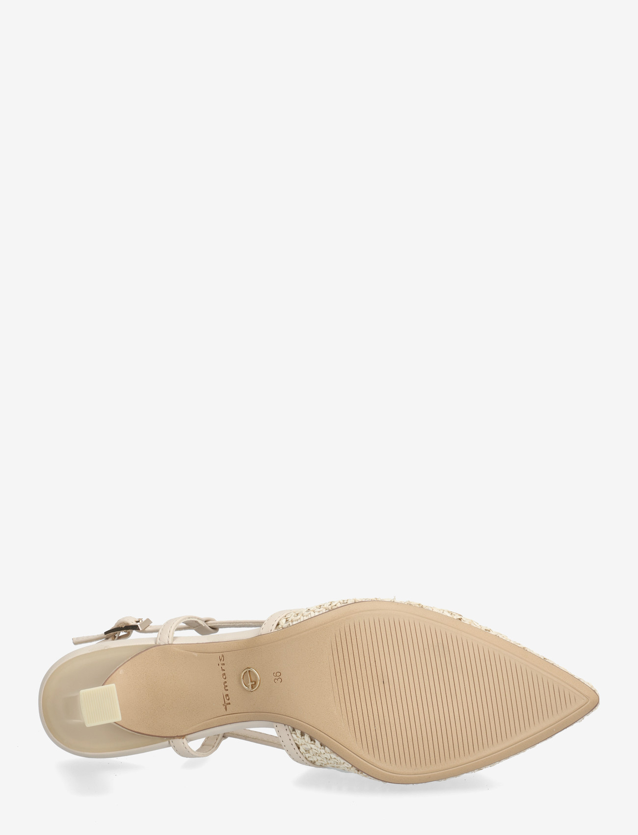 Tamaris - Women Sling - slingbacks med hæle - ivory - 4