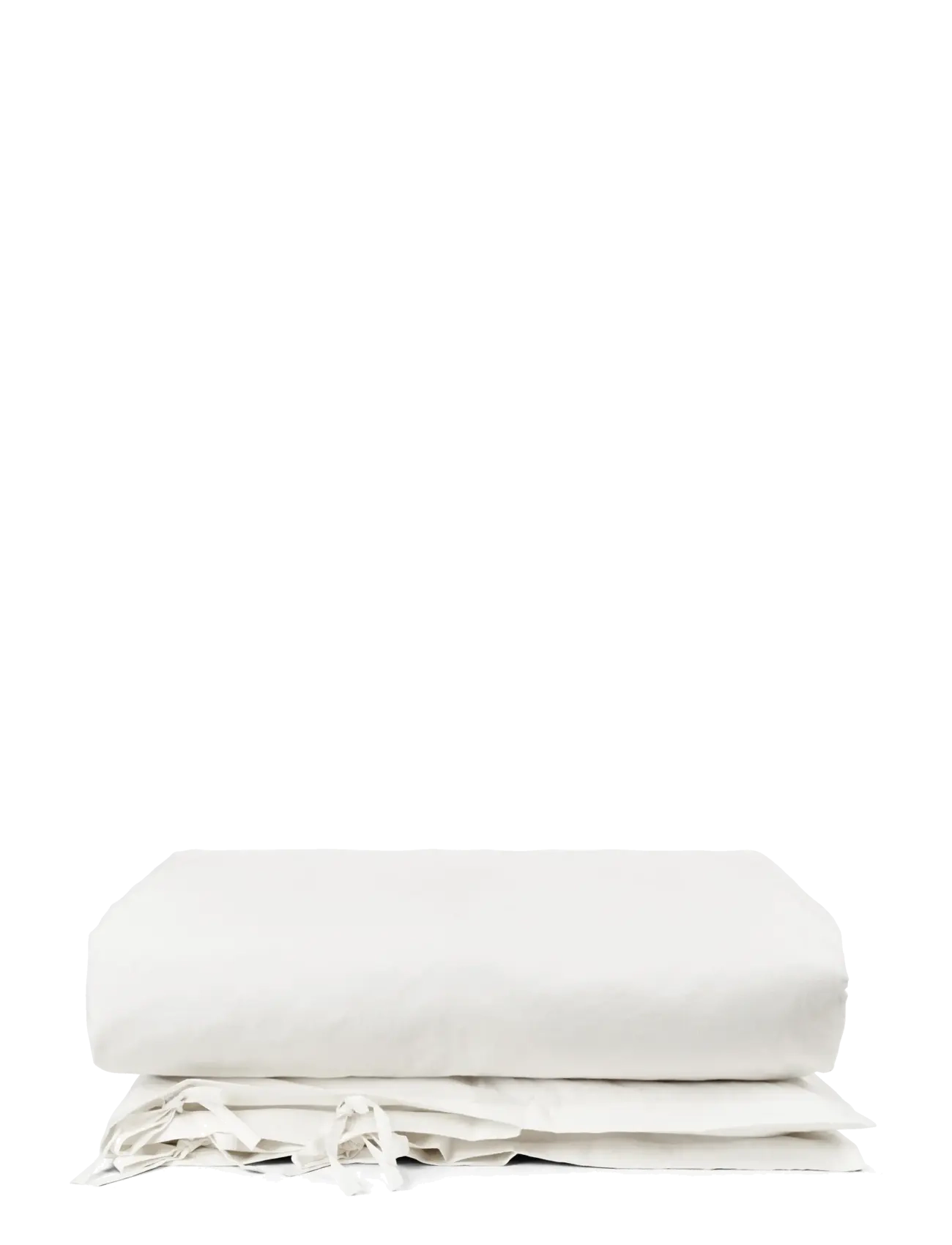 TAMEKO Cove Stonewashed Cotton Duvet Cover - Tekstiler - WHITE / white