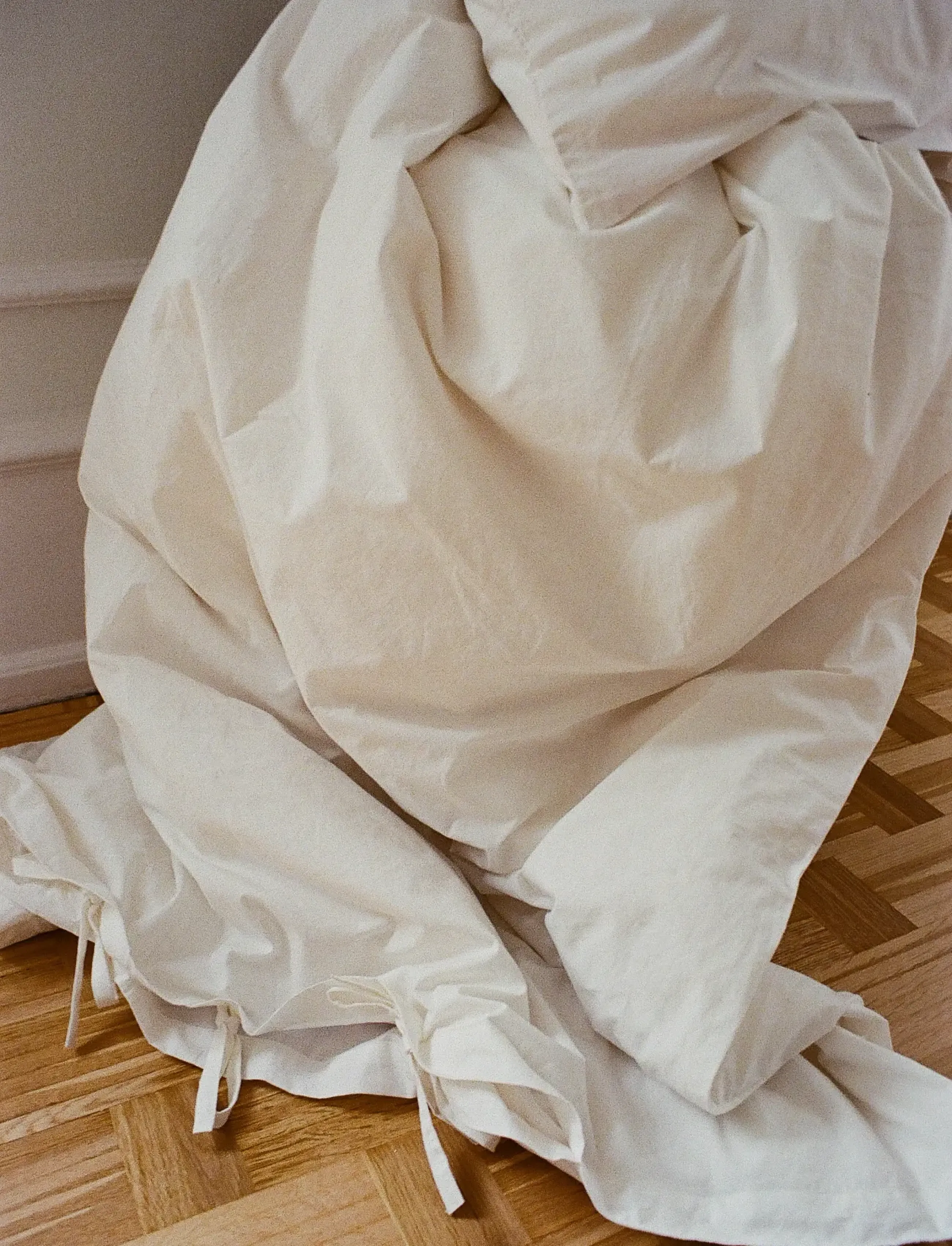 TAMEKO - Cove Stonewashed Cotton Duvet Cover - white - 0