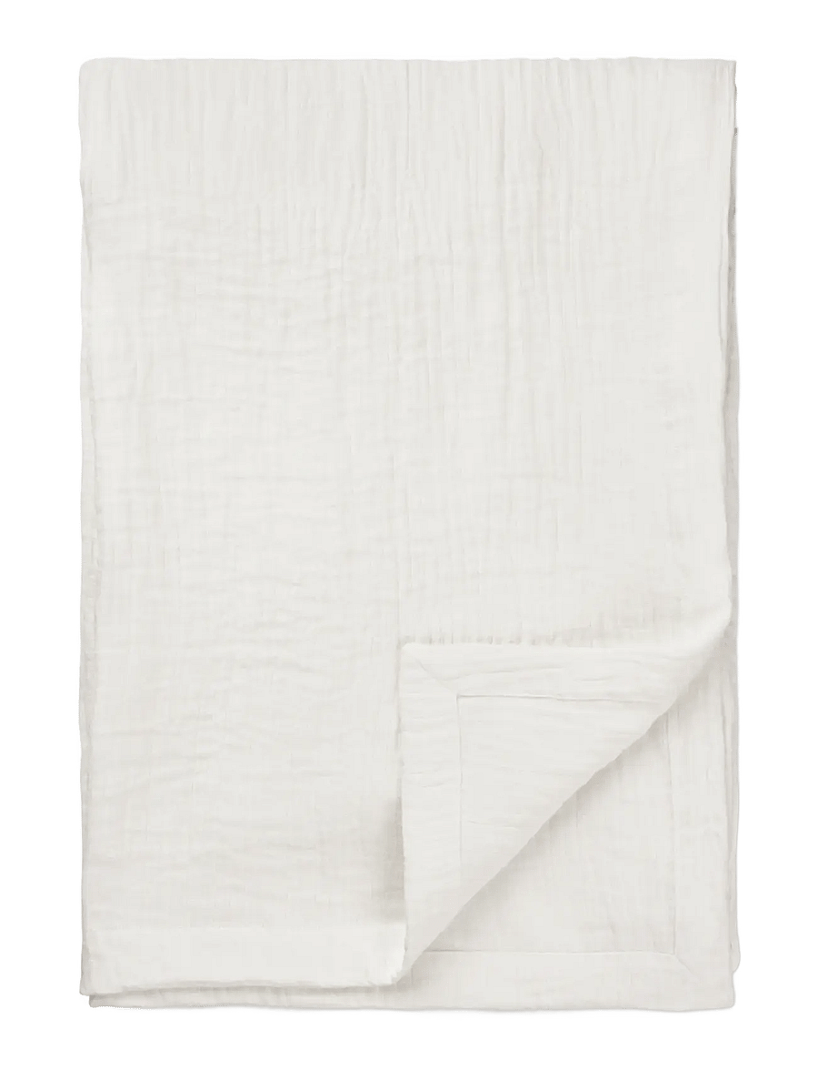 TAMEKO - Dale Linen Bed Throw - white - 0