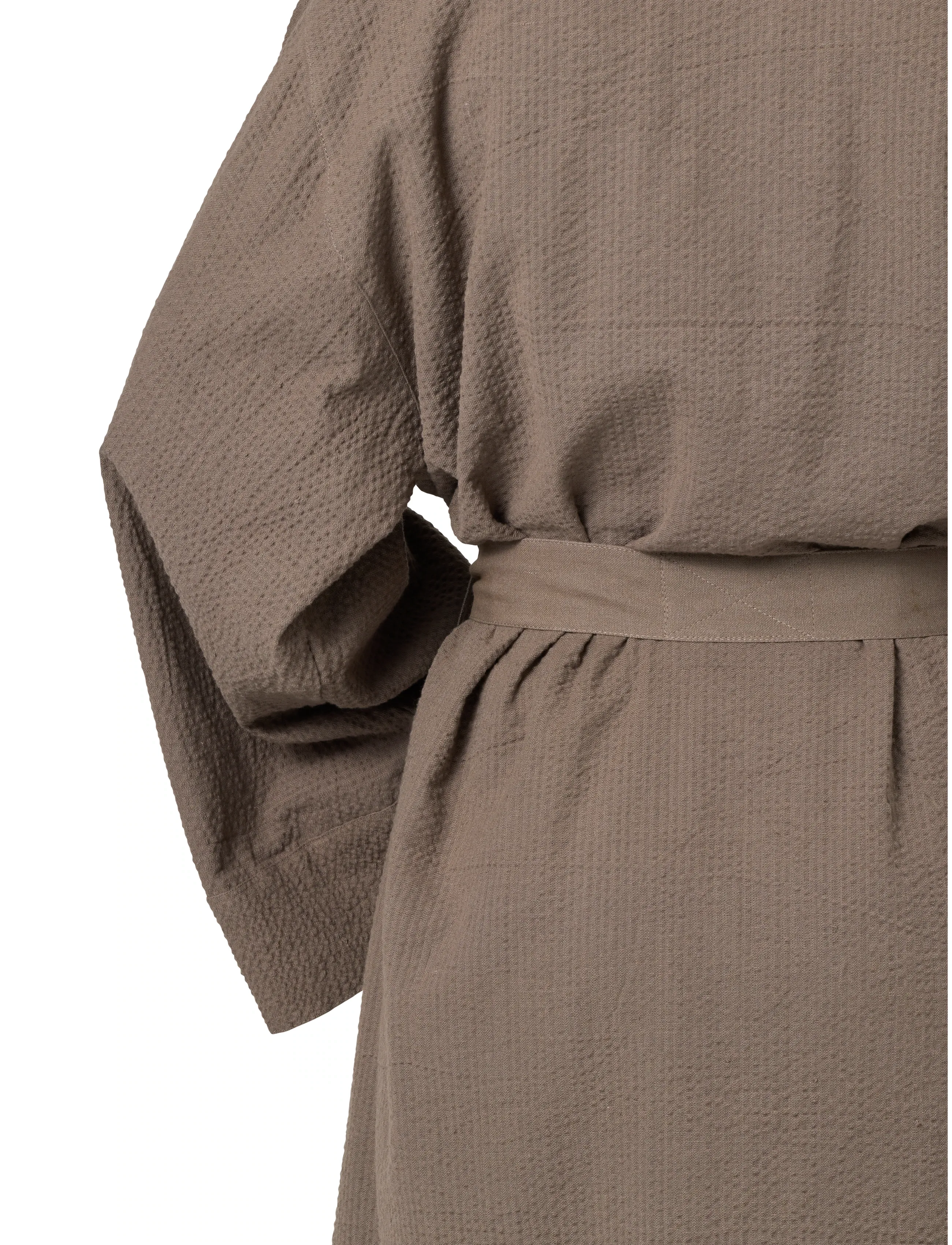 TAMEKO - Ease Cotton Kimono Robe - dark - 5