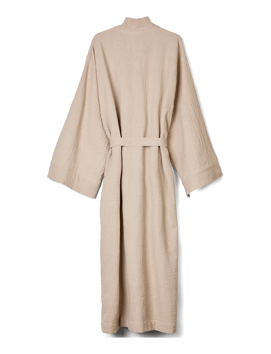 TAMEKO - Ease Cotton Kimono Robe - light - 1