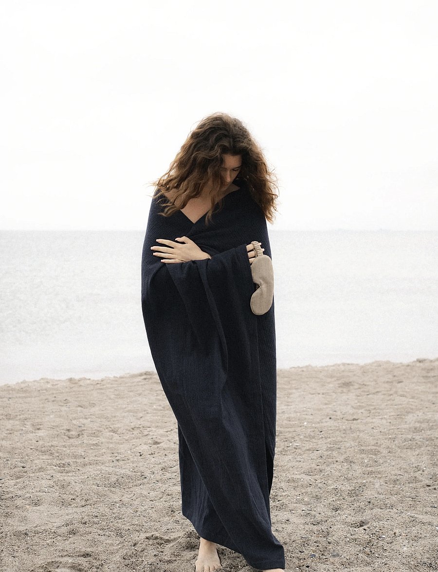 TAMEKO - Kin Yoga Blanket - indigo - 0
