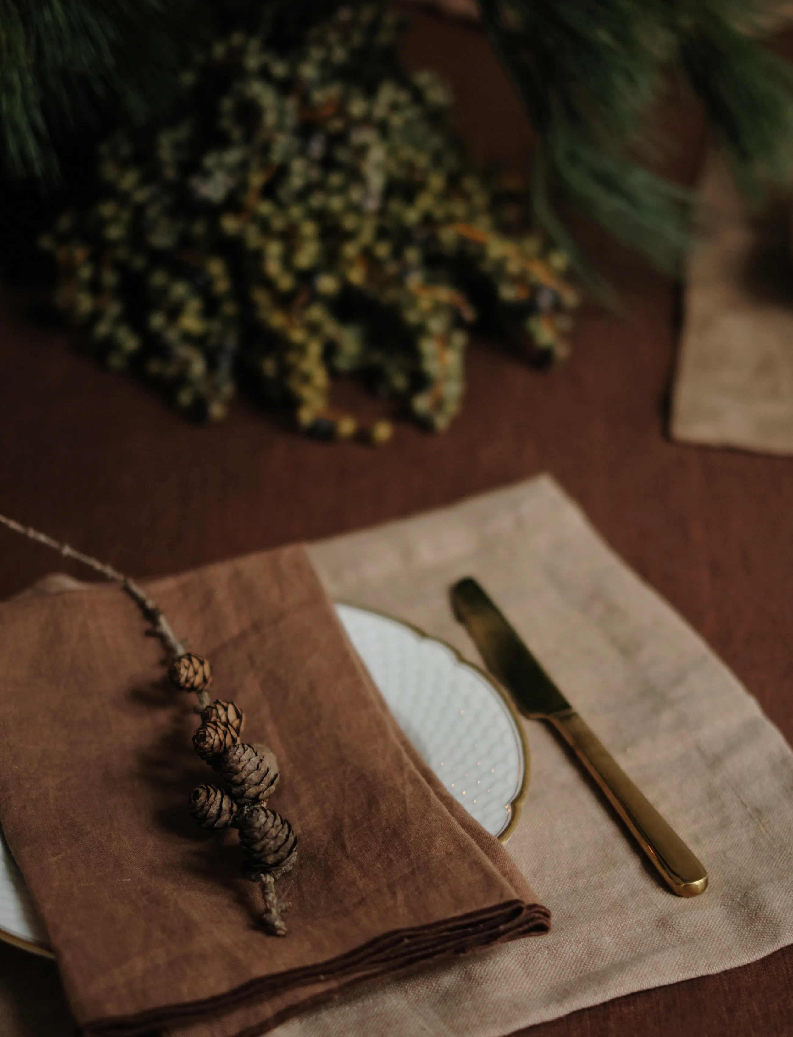 TAMEKO - Lee Linen Placemat (Set of 2) - ochre - 0