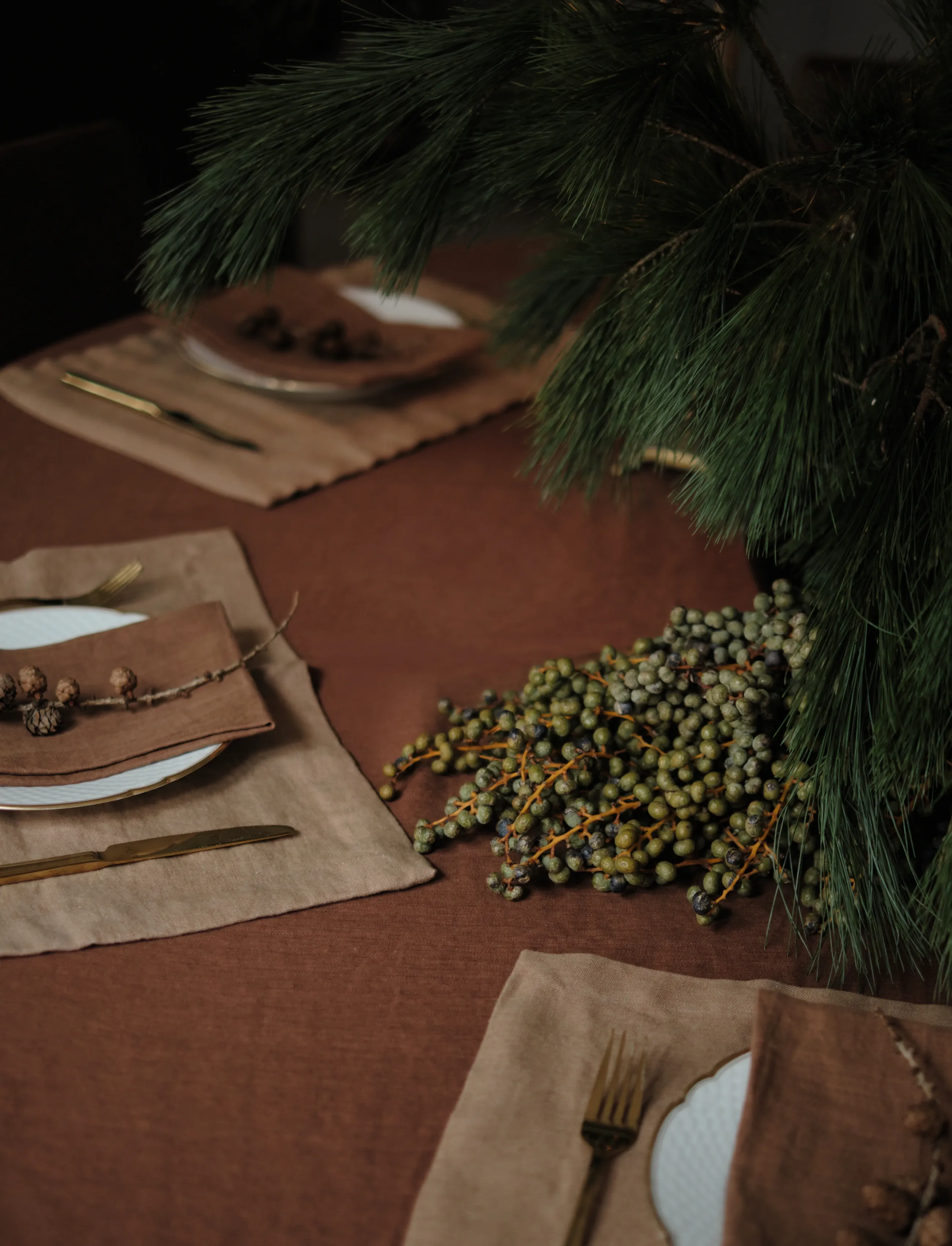 TAMEKO - Lee Linen Placemat (Set of 2) - ochre - 2