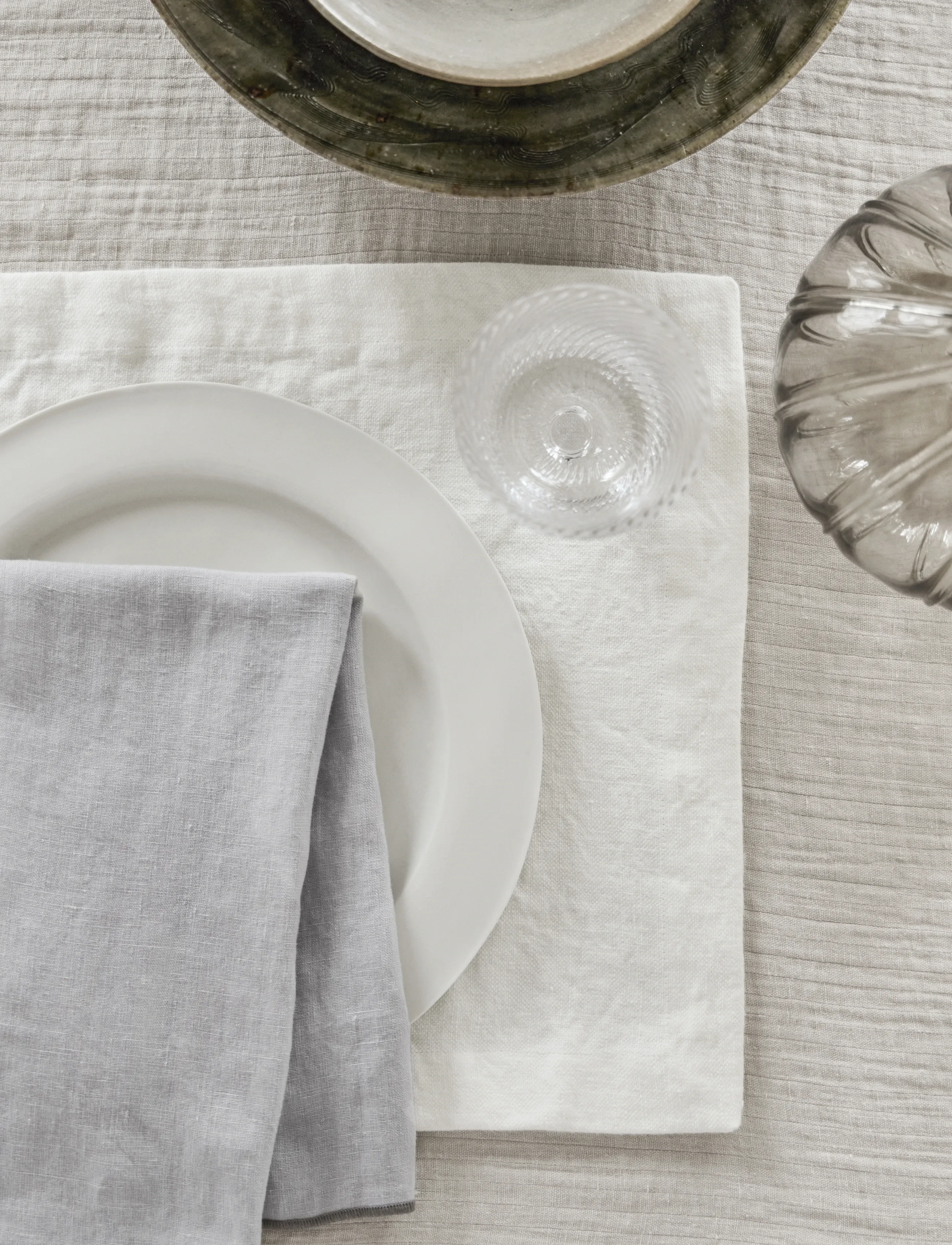 TAMEKO - Lee Linen Placemat (Set of 2) - white - 2