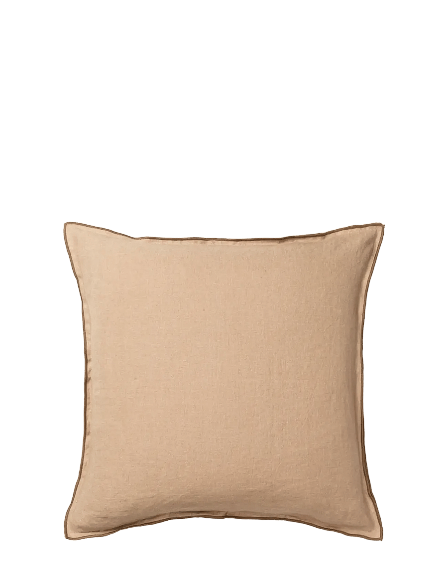 TAMEKO - Merrow Linen Cushion - ochre - 1