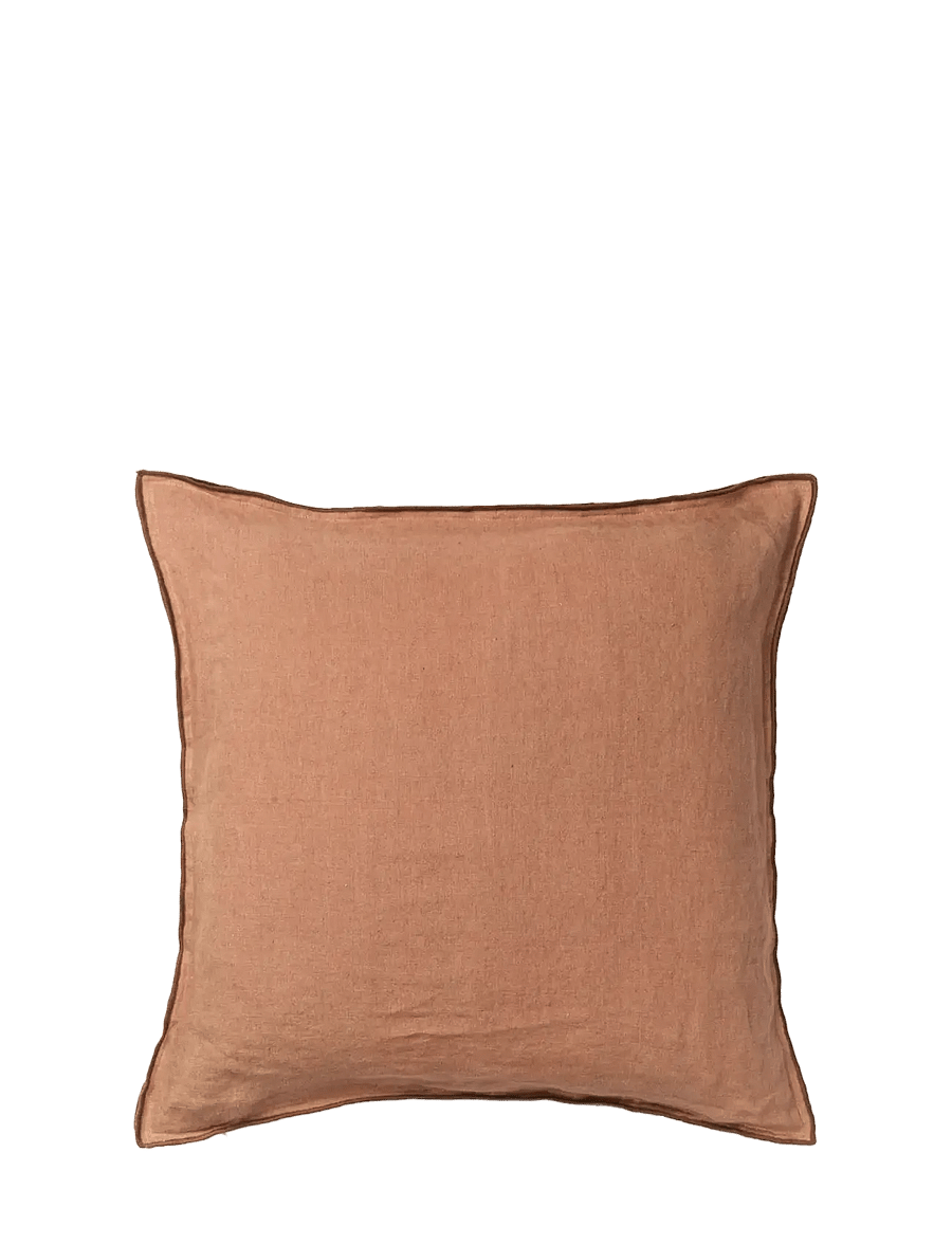 TAMEKO - Merrow Linen Cushion - rust - 1