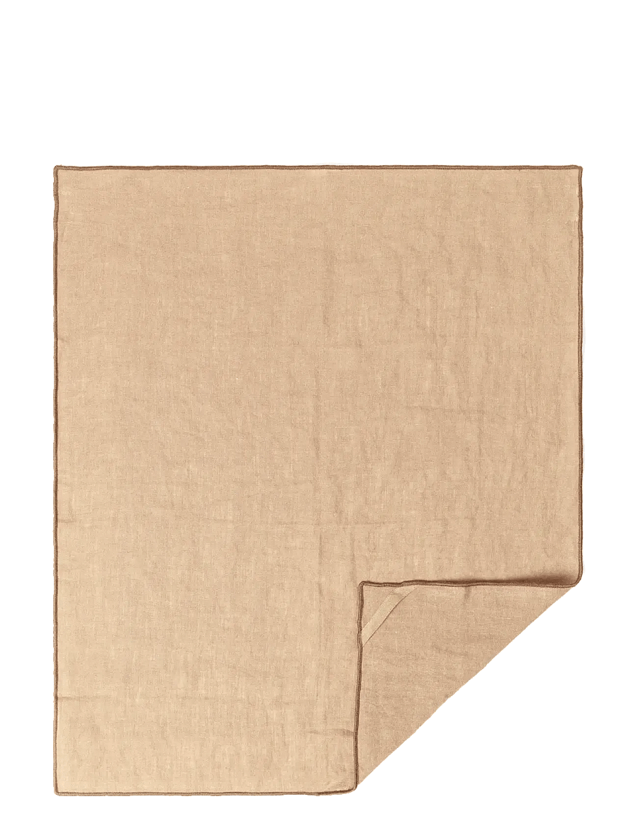 TAMEKO - Merrow Linen Kitchen Towel (Set of 2) - ochre - 1