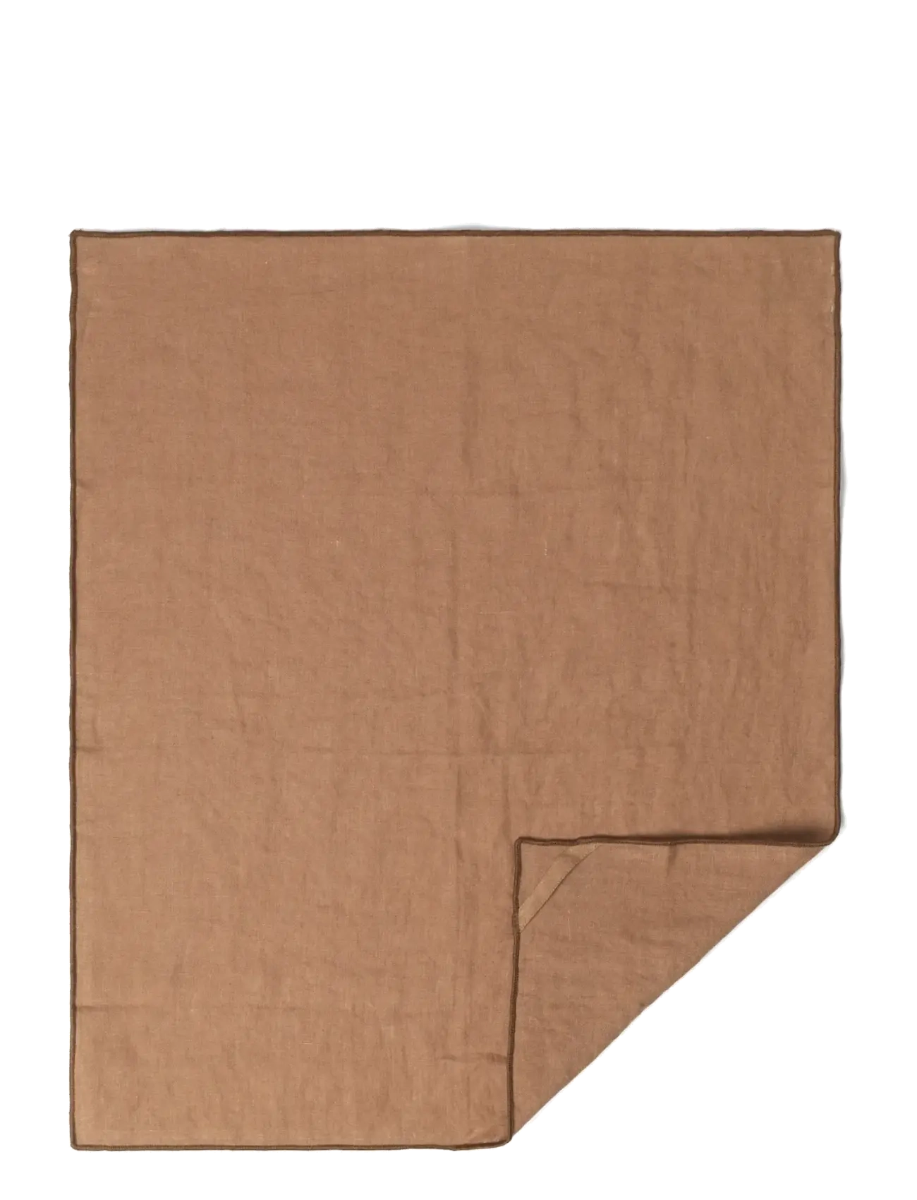 TAMEKO Merrow Linen Kitchen Towel (Set of 2) - TAMEKO - RUST / brown