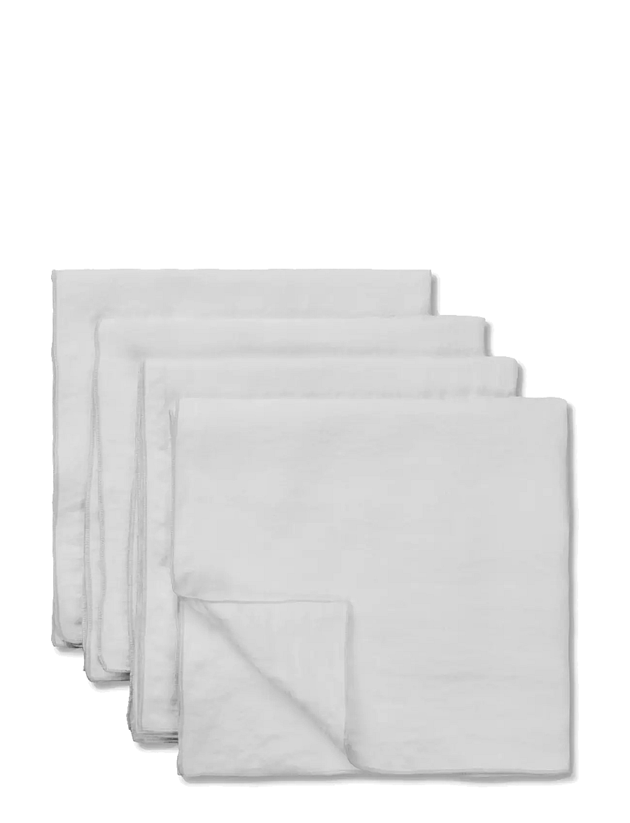 TAMEKO - Merrow Linen Napkin (Set of 4) - light grey - 1
