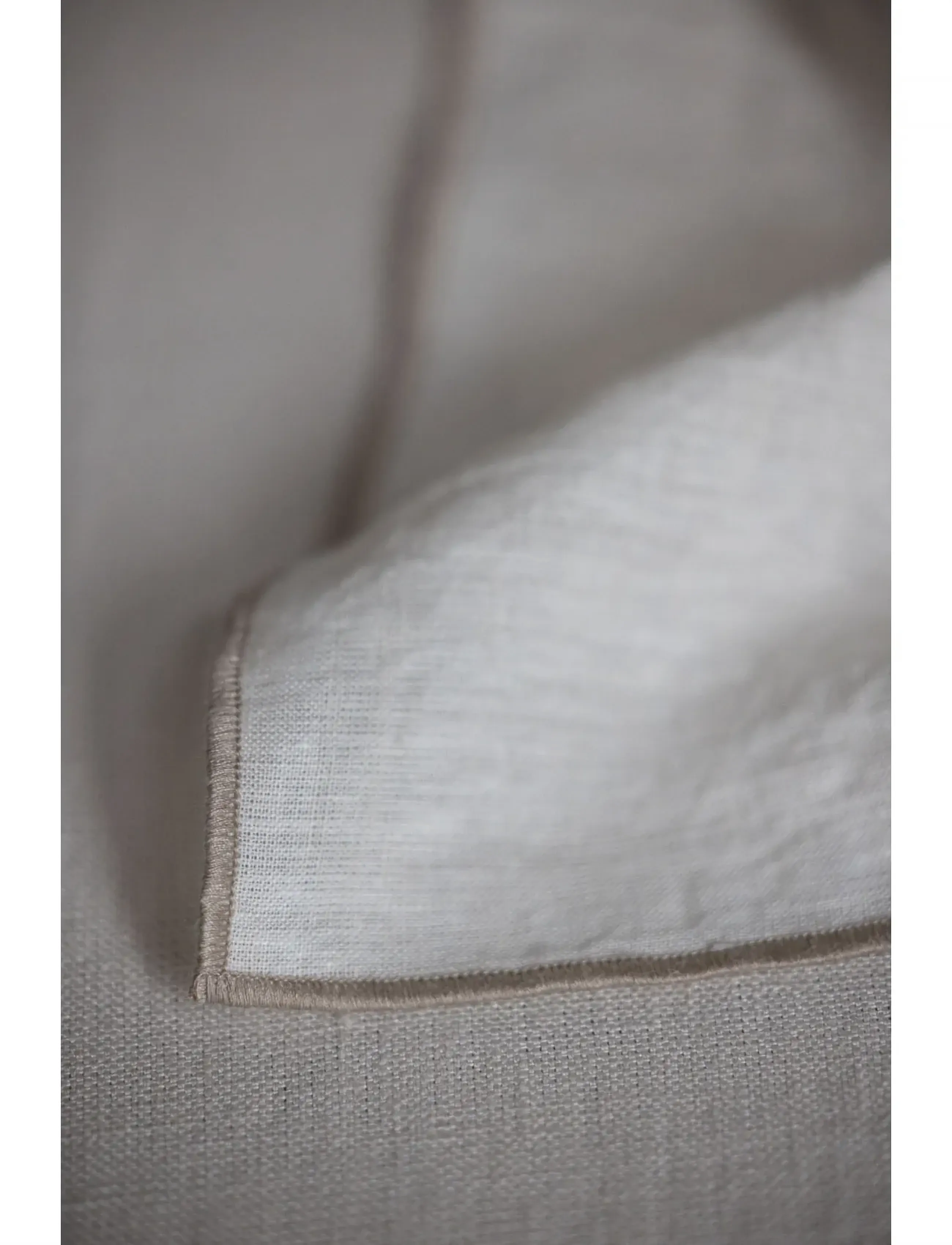 TAMEKO - Merrow Linen Napkin (Set of 4) - natural - 3
