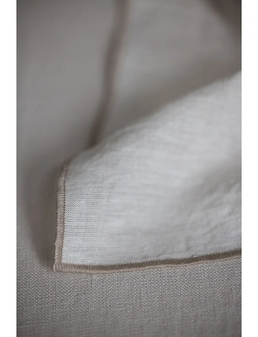 TAMEKO - Merrow Linen Napkin (Set of 4) - natural - 3