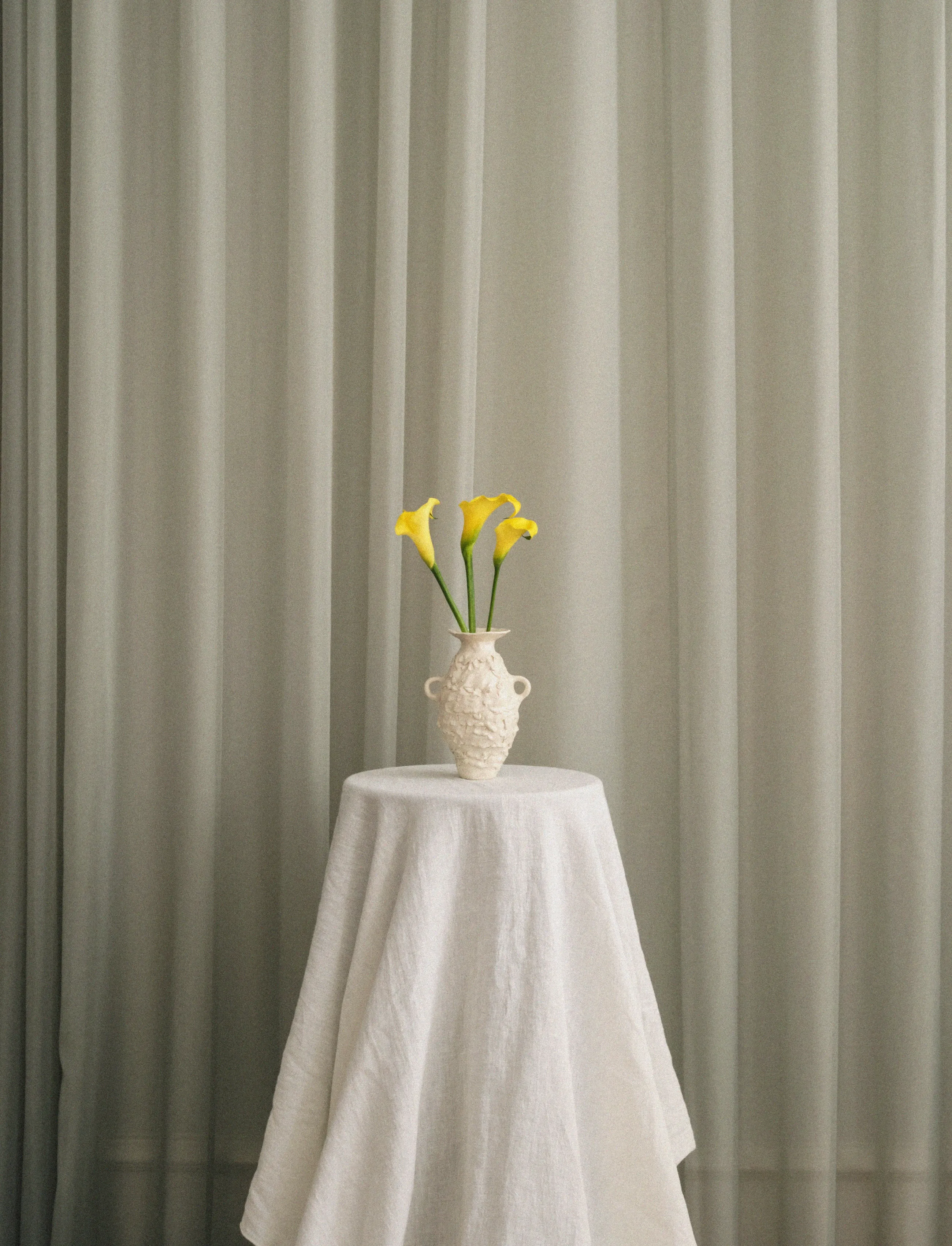 TAMEKO - Merrow Linen Table Cloth - white - 0