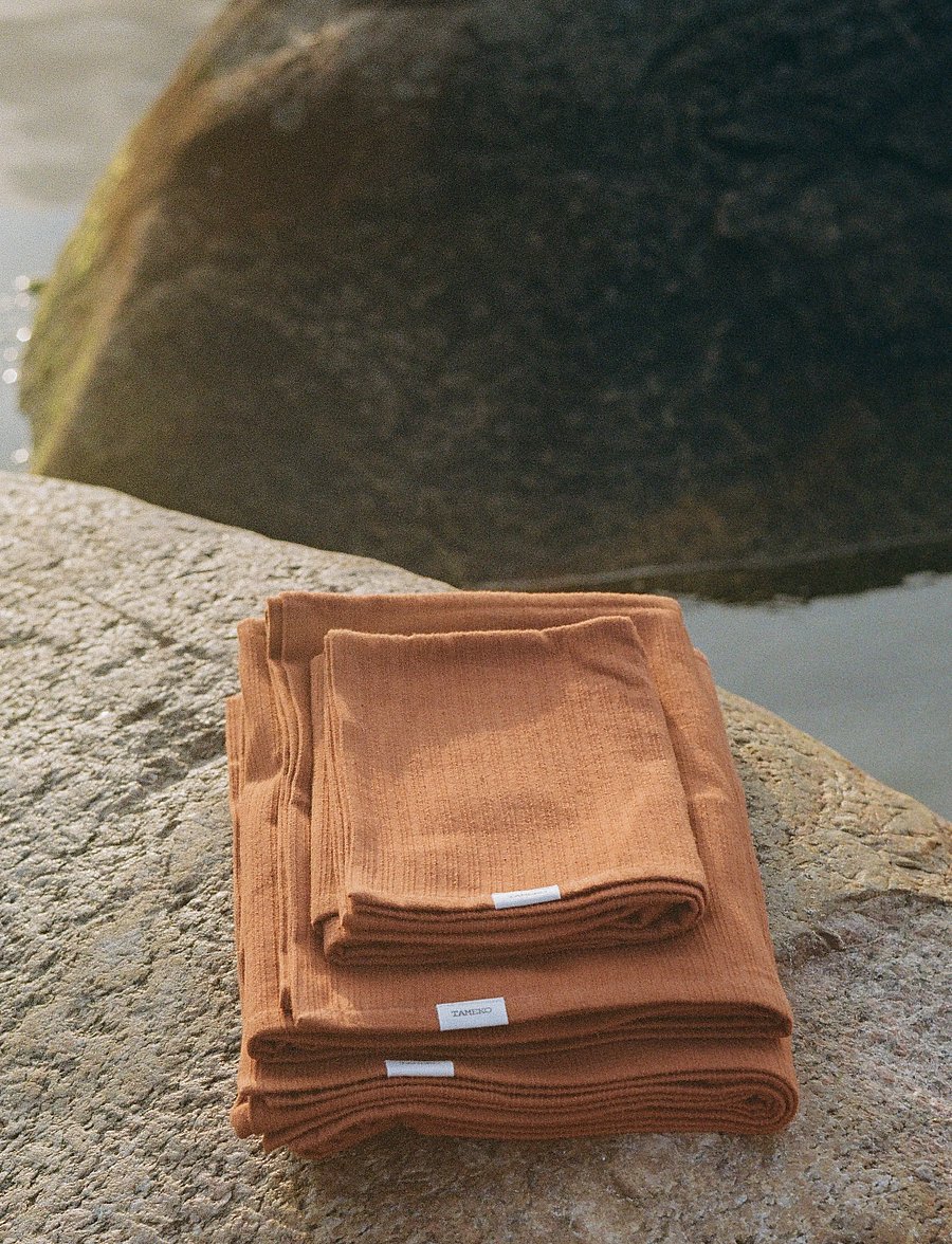 TAMEKO - Nami Cotton Towel - amber - 0