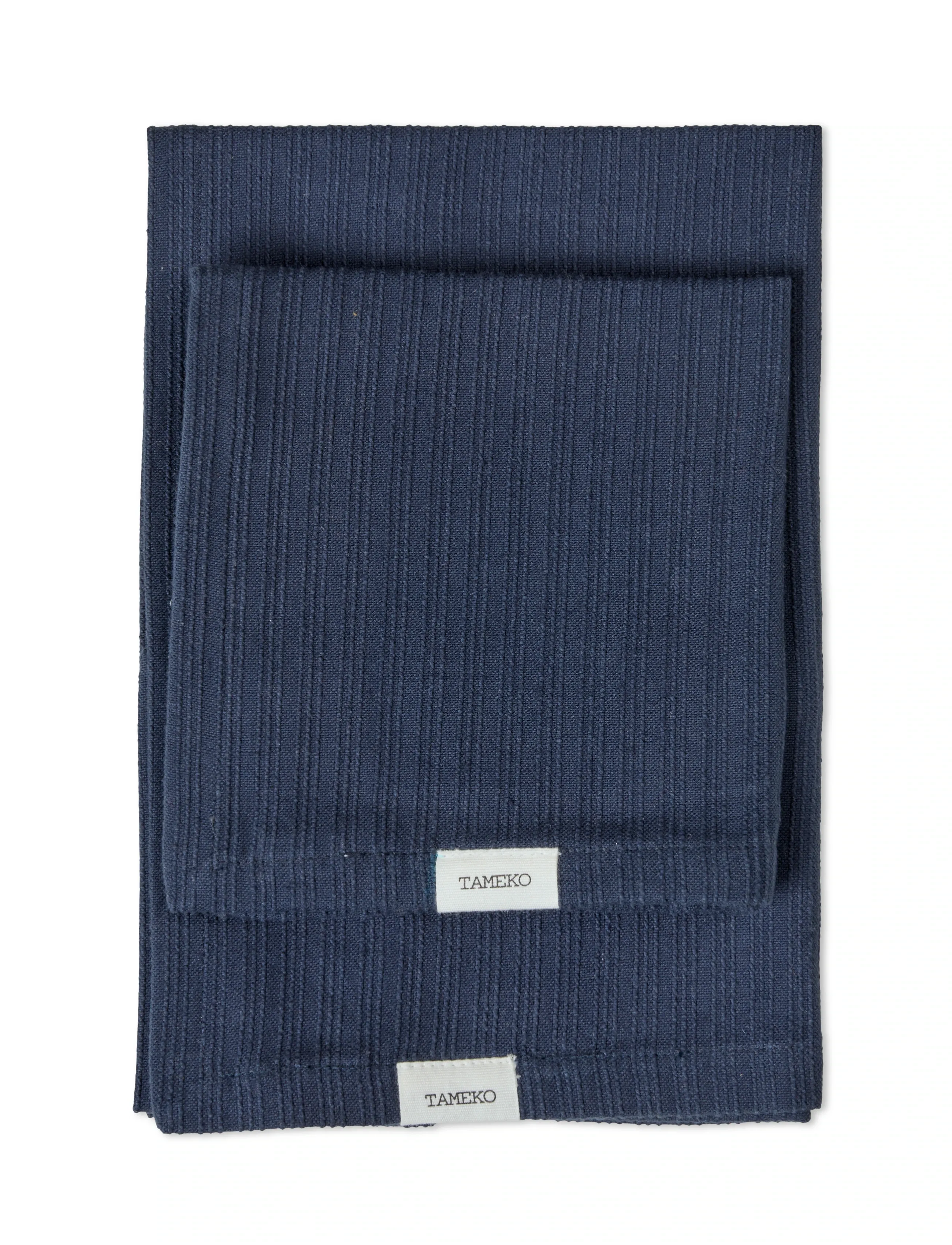 TAMEKO - Nami Cotton Towel - indigo - 2