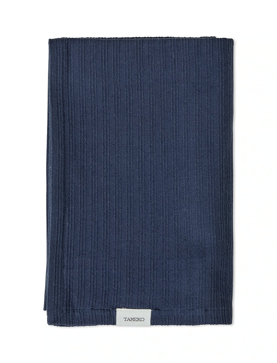 TAMEKO - Nami Cotton Towel - indigo - 3