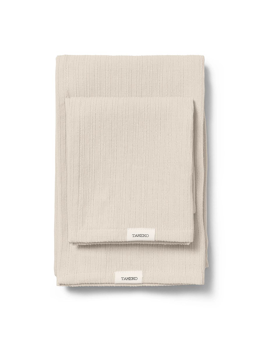 TAMEKO - Nami Cotton Towel - saunalinad - natural - 3