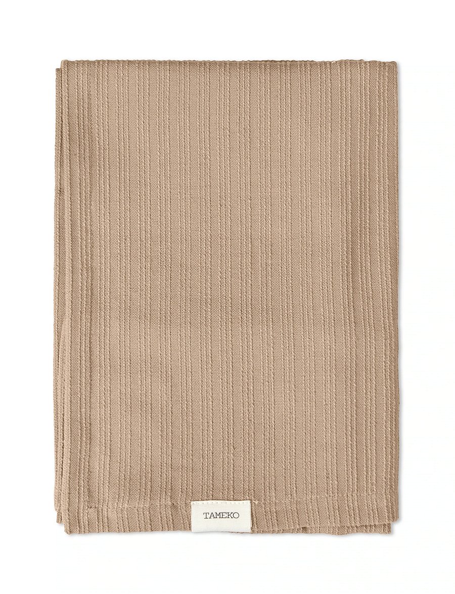 TAMEKO - Nami Cotton Towel - stone - 3