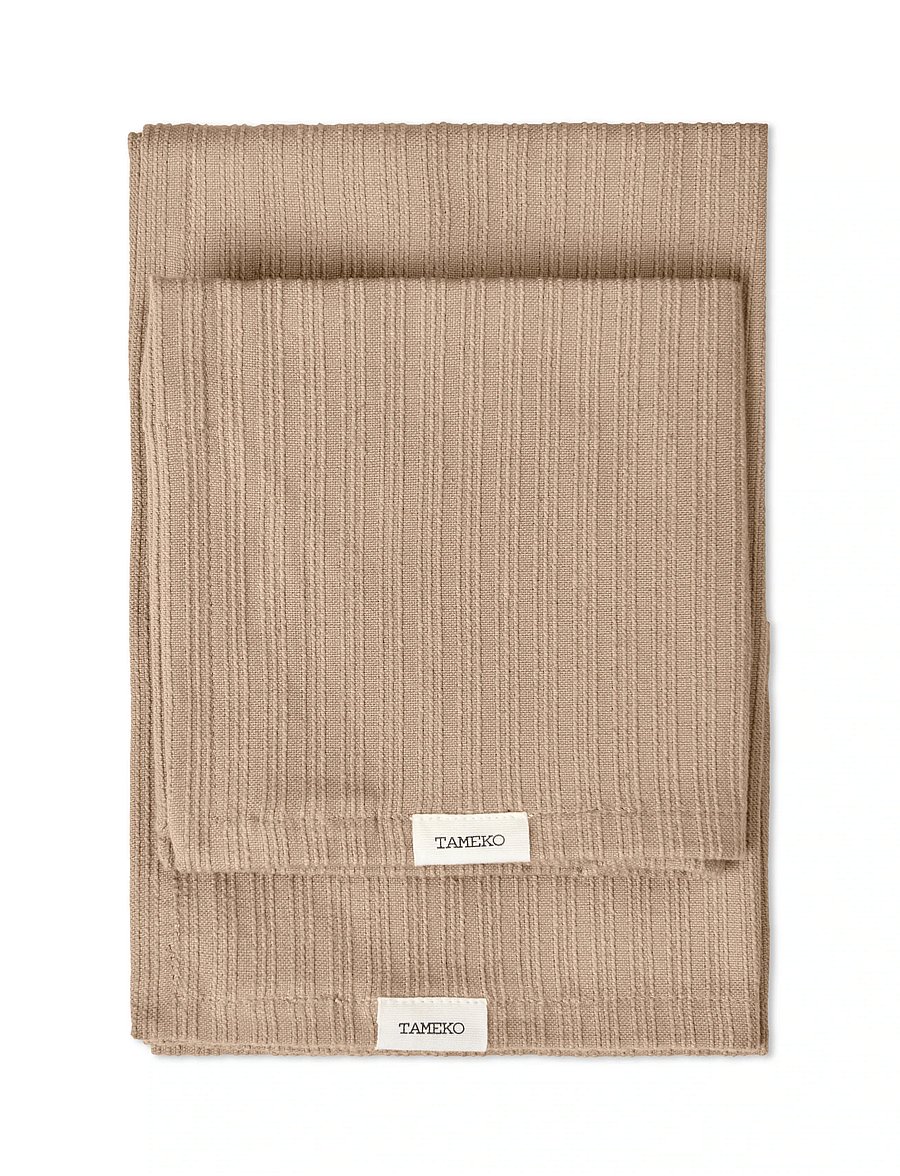 TAMEKO - Nami Cotton Towel - stone - 4