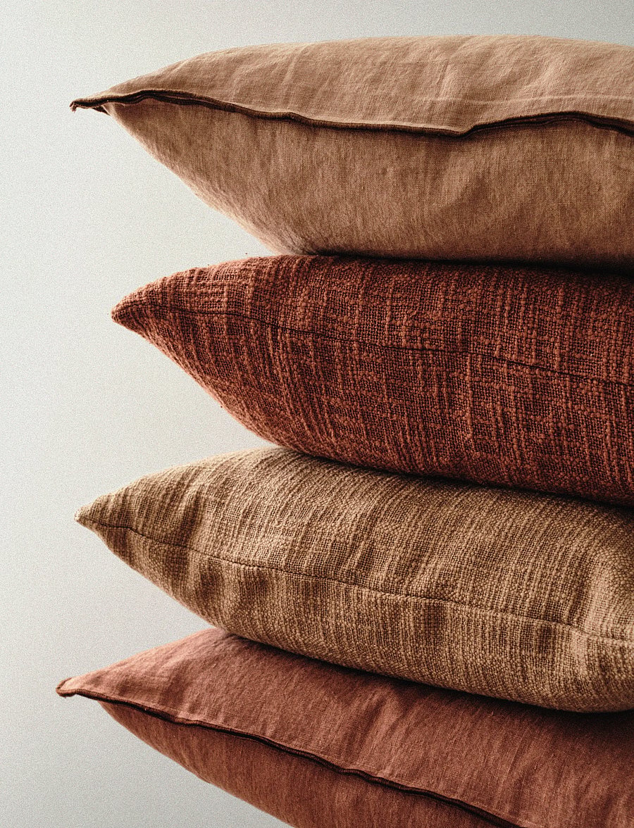 TAMEKO - Tate Cotton Cushion - padjad - ochre - 4