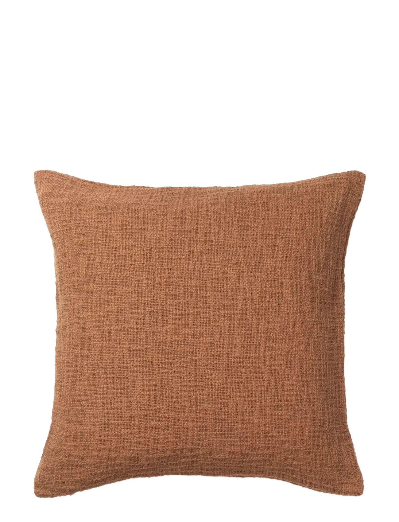 TAMEKO Tate Cotton Cushion - Tekstiler - RUST / brown