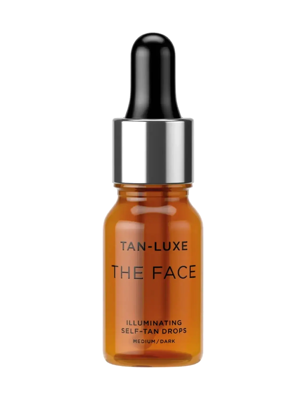 TAN-LUXE Tan Luxe - The Face: Illuminating Self-Tan Drops- Medium To Dark 10ml - Brun utan sol - CLEAR / undefined