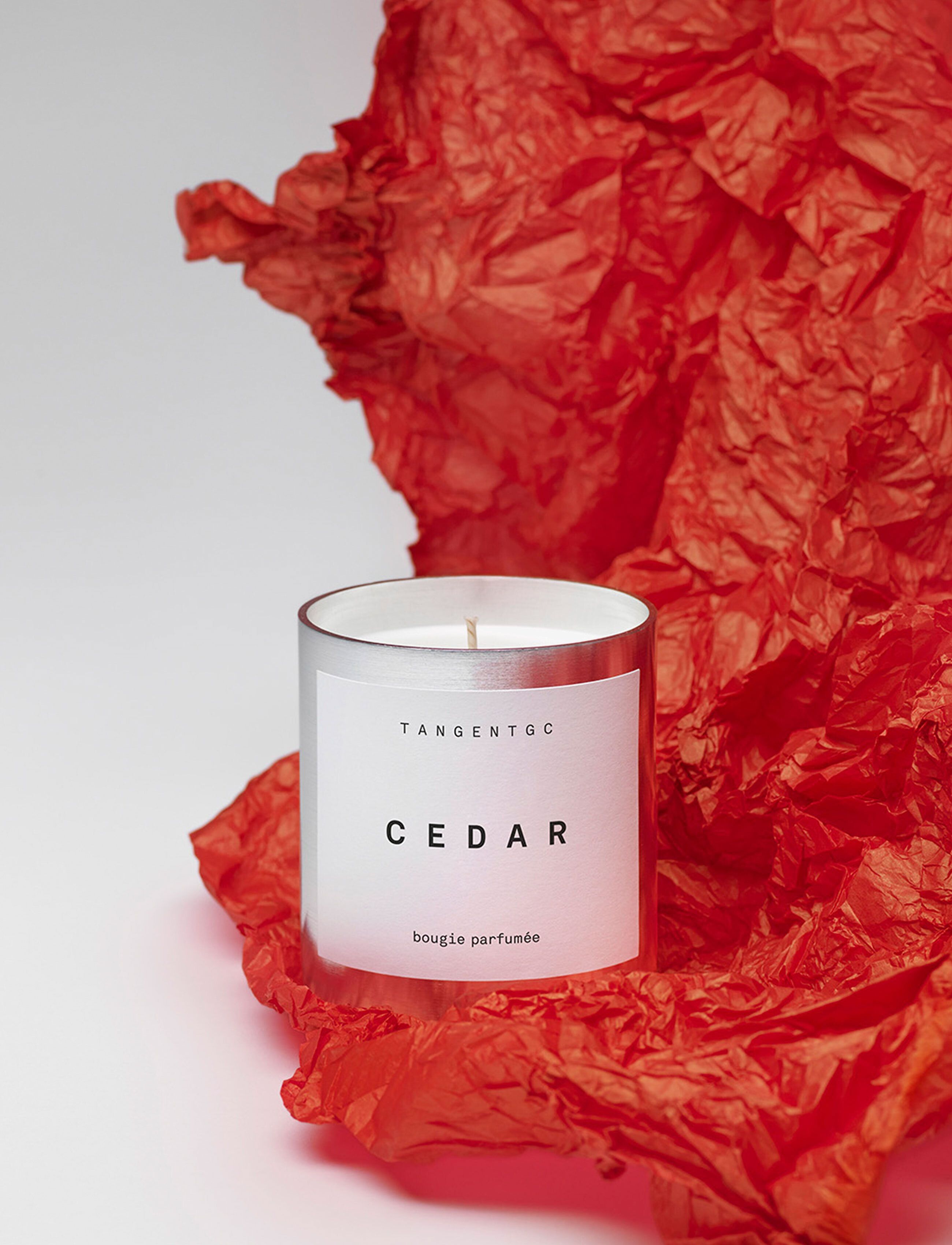 Tangent GC - TGC008 cedar bougie parfumée - above 500kr - clear1 - 1