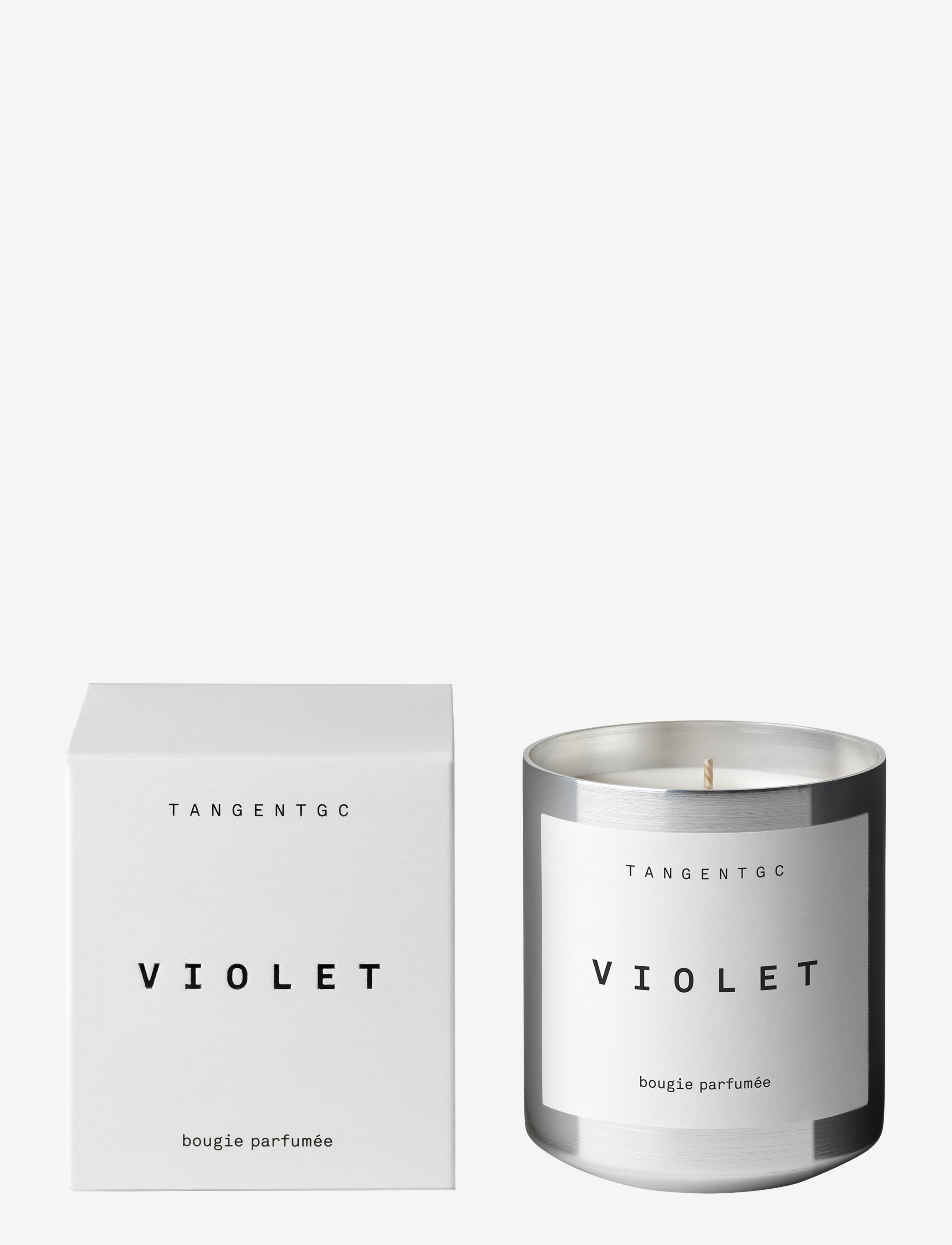 Tangent GC Tgc013 Violet Bougie Parfumée, Scented Candles, Nude, Str: 200 GR