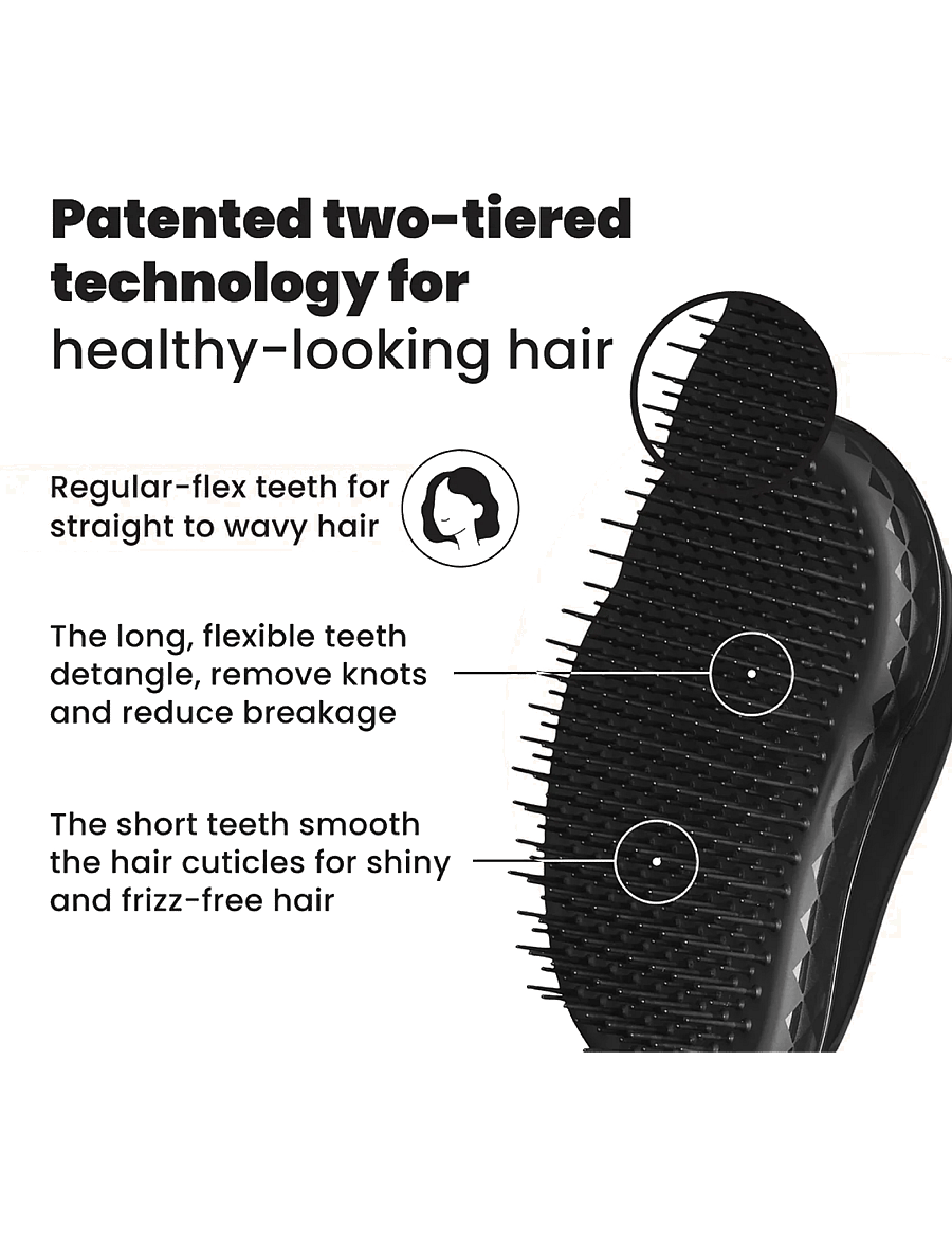 Tangle Teezer - Tangle Teezer Original Panther Black - juukseharjad - panther black - 5