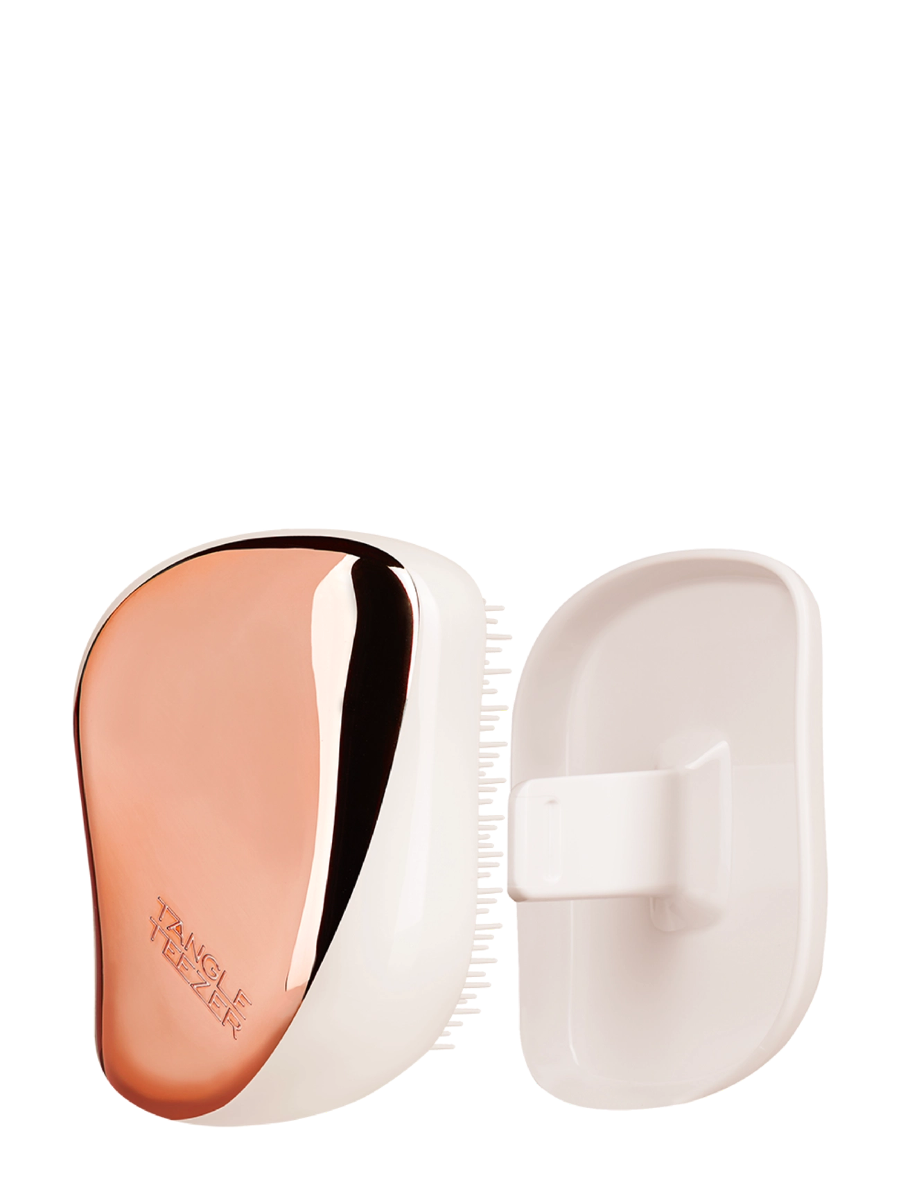 Tangle Teezer Tangle Teezer Compact Styler Ivory Rose Gold - Juukseharjad ja kammid - IVORY ROSE GOLD / clear