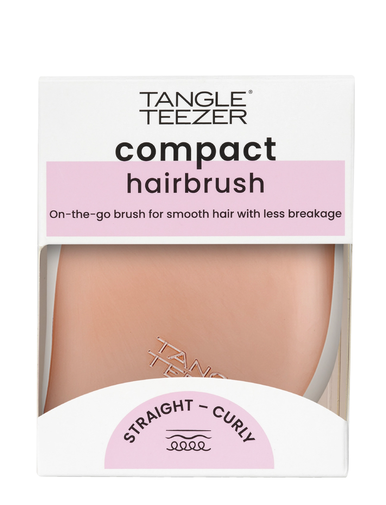 Tangle Teezer - Tangle Teezer Compact Styler Ivory Rose Gold - detangling harjad - ivory rose gold - 1