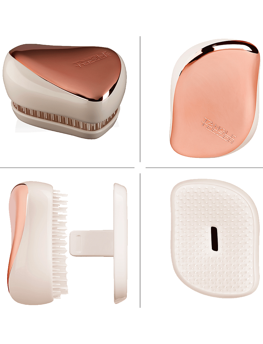 Tangle Teezer - Tangle Teezer Compact Styler Ivory Rose Gold - detangling harjad - ivory rose gold - 3