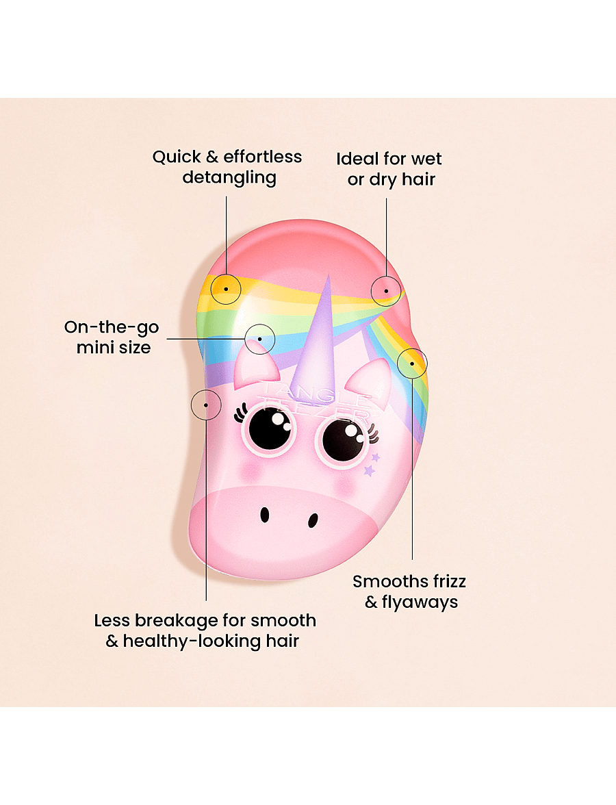 Tangle Teezer - Tangle Teezer The Original Rainbow Unicorn - juukseharjad - rainbow unicorn - 2