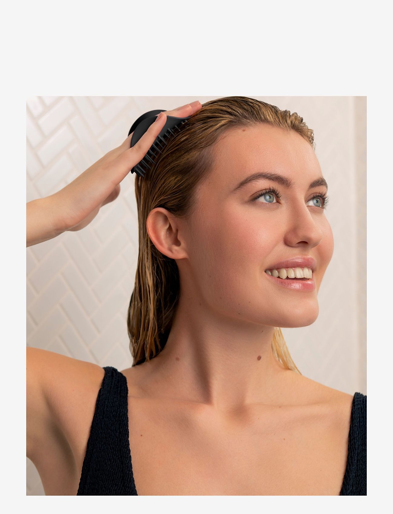 Tangle Teezer - Tangle Teezer Scalp Exfoliator & Massager Onyx Black - scalp treatment - no colour - 3