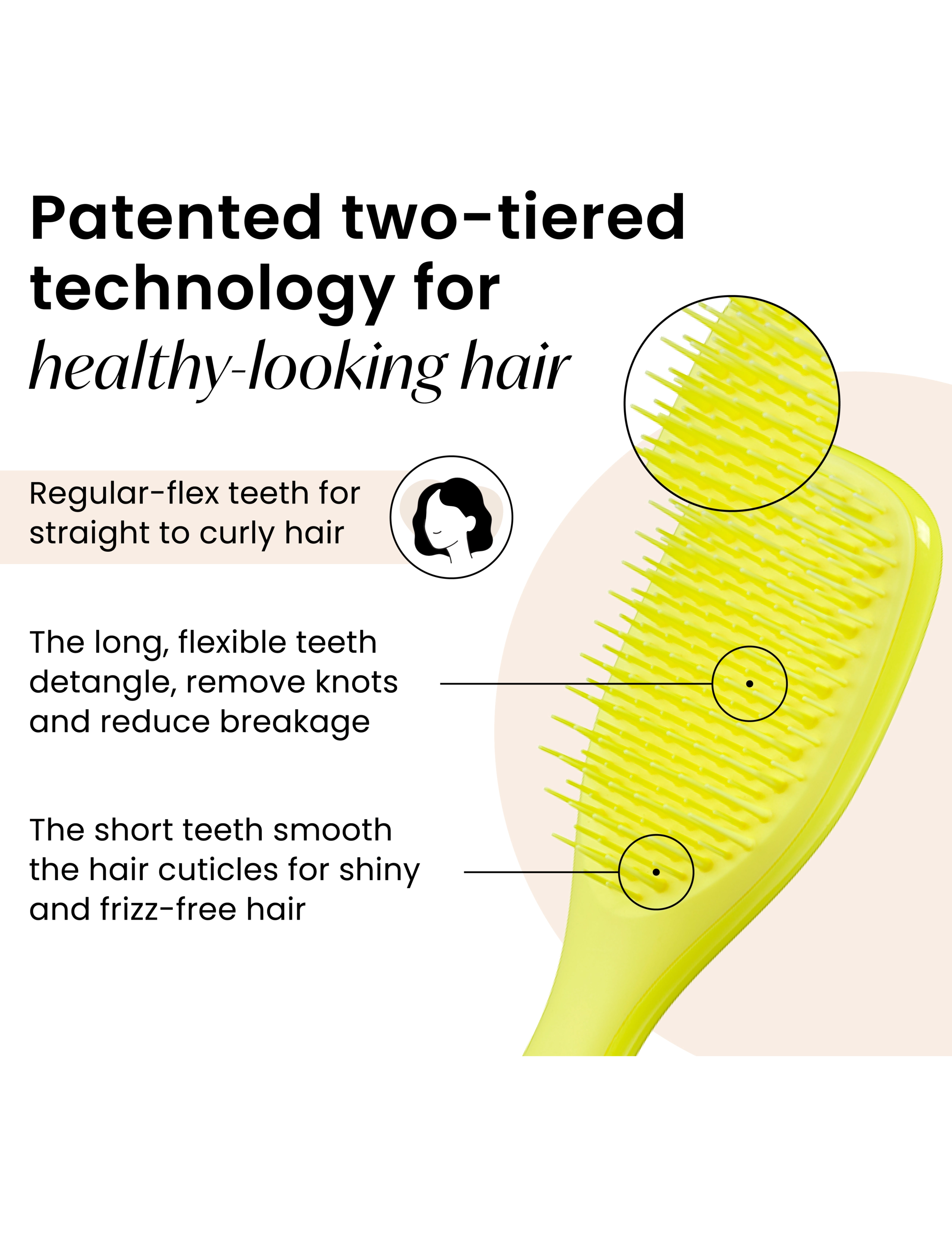 Tangle Teezer The Ultimate Detangler Mini Hyper utredningsborste dam – bild 5