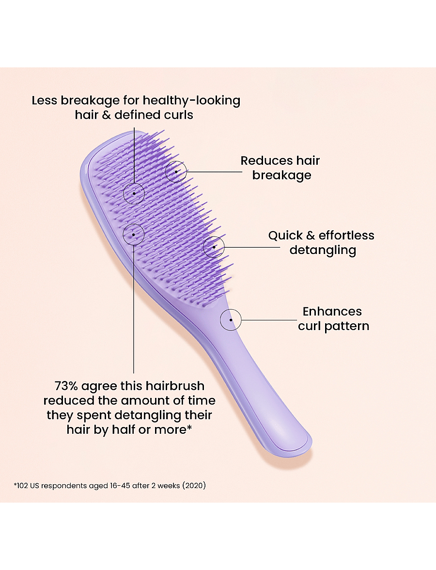 Tangle Teezer - Tangle Teezer The Ultimate Detangler Naturally Curly Purple Passion - detangling harjad - purple passion - 2