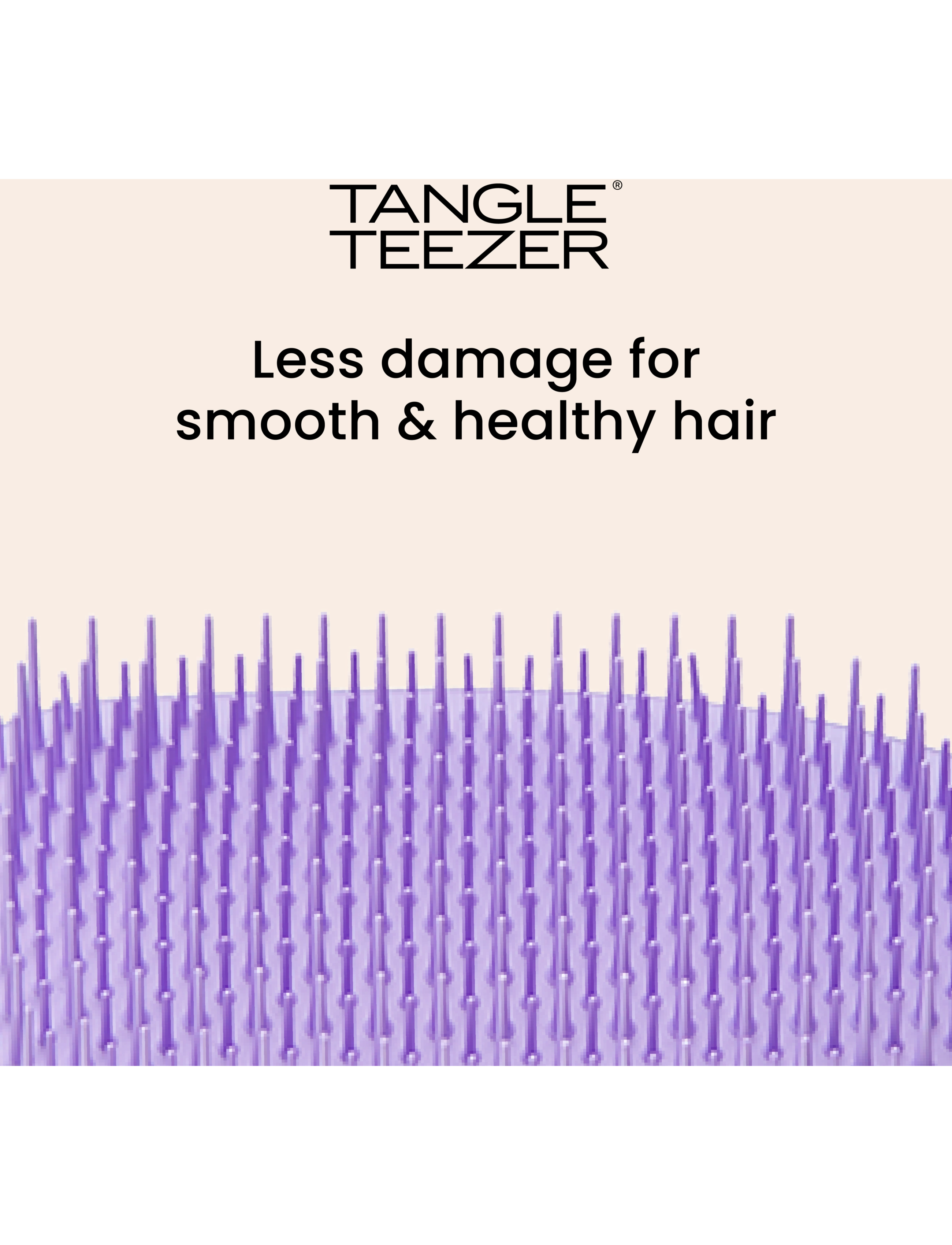 Tangle Teezer - Tangle Teezer The Ultimate Detangler Naturally Curly Purple Passion - udredningsbørster - purple passion - 4