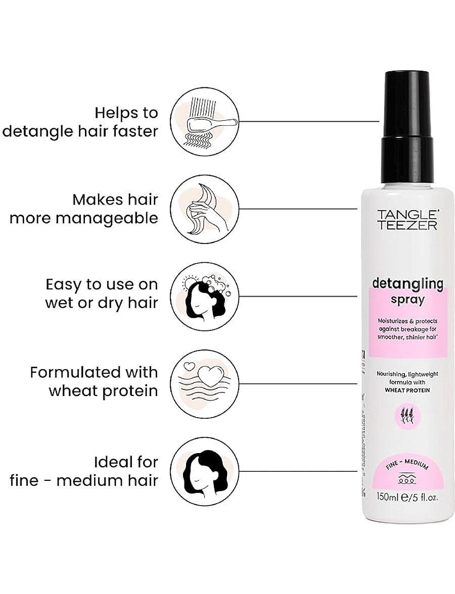 Tangle Teezer - Tangle Teezer Everyday Detangling Spray 150ml - juuksehooldused - clear - 3