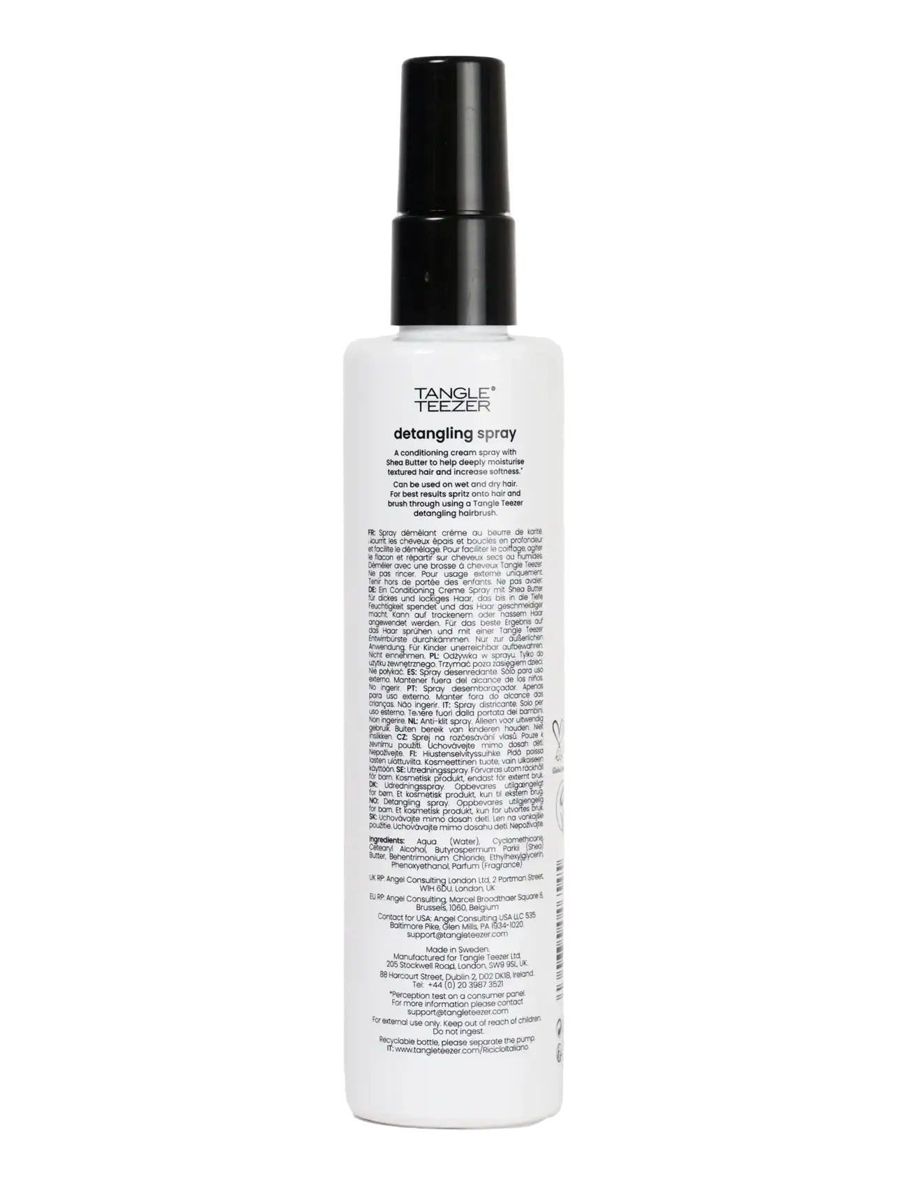Tangle Teezer - Tangle Teezer Everyday Detangling Cream Spray 150ml - hårkure - clear - 1