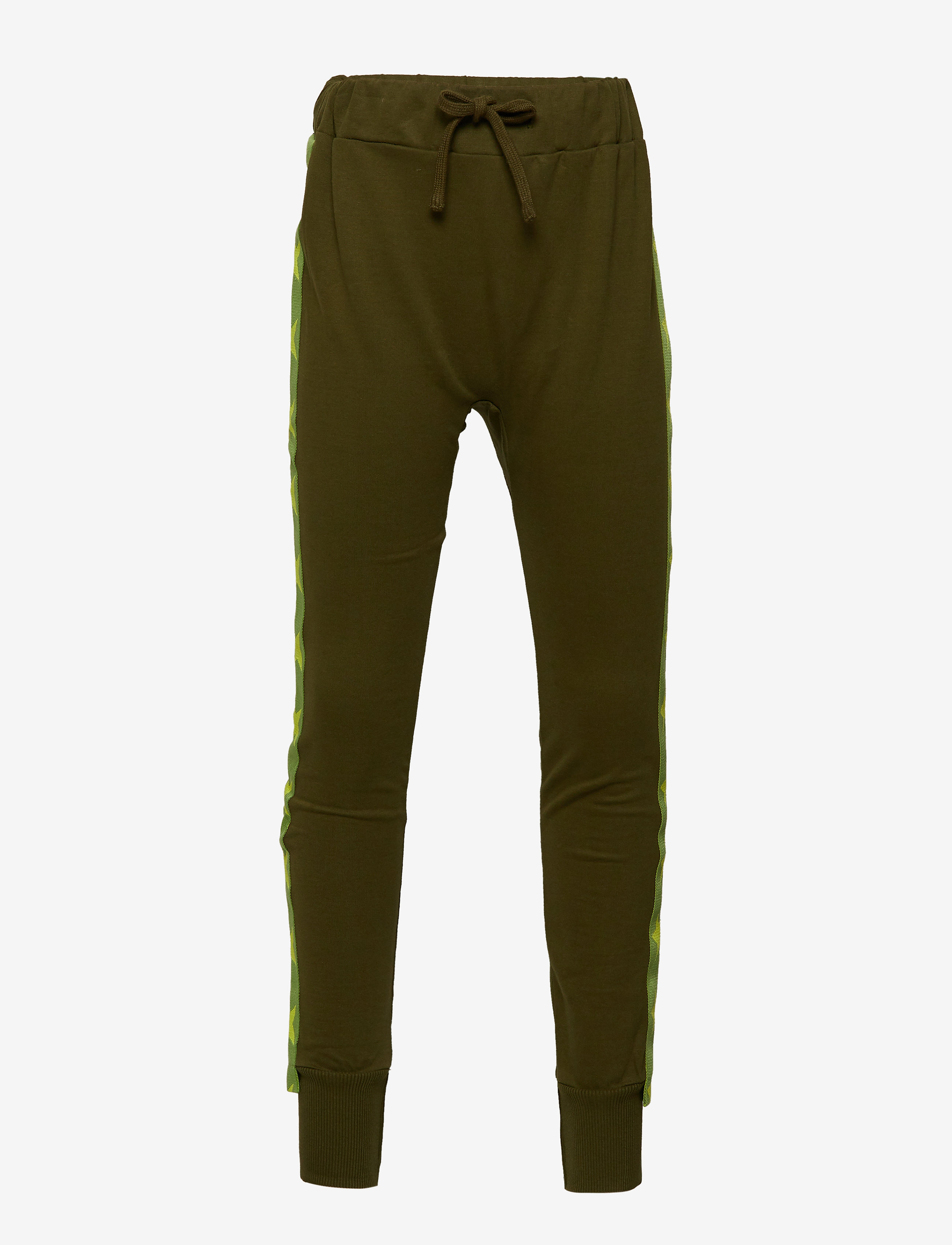 Tao & friends Sweatpants with Star fabric band UGGLAN - Tao & friends - DARK GREEN / green