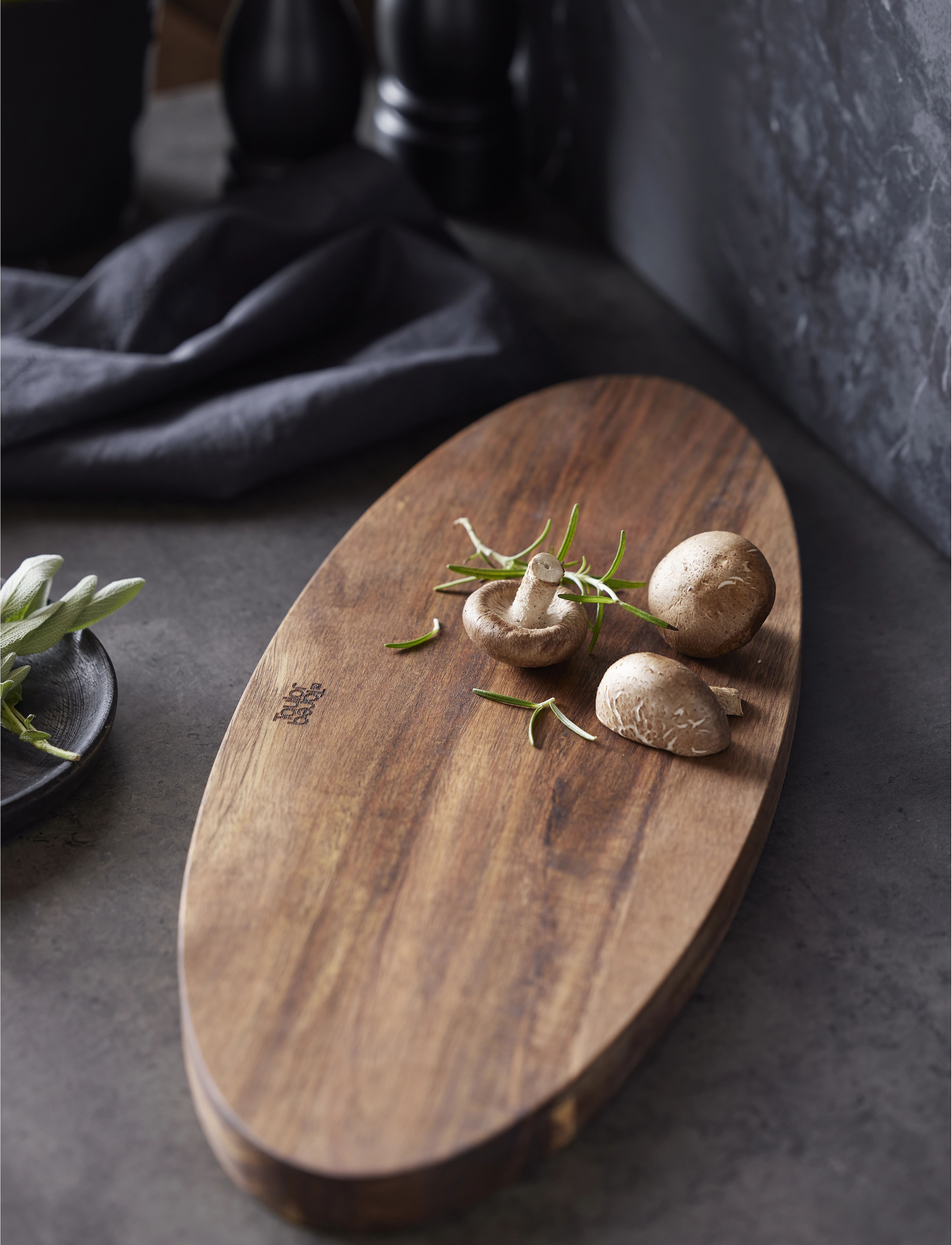 Tareq Taylor - Serveringsbræt ovalt Tarragon - natur - 5